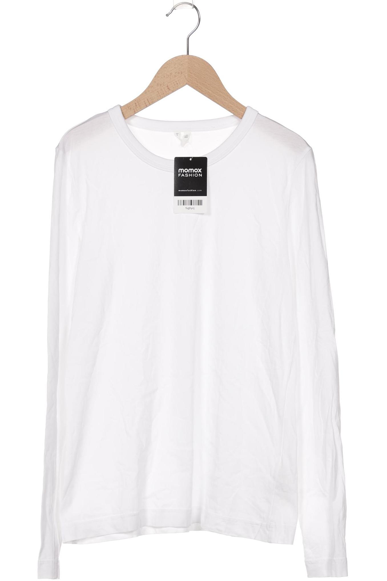 

Arket Damen Langarmshirt, weiß, Gr. 36