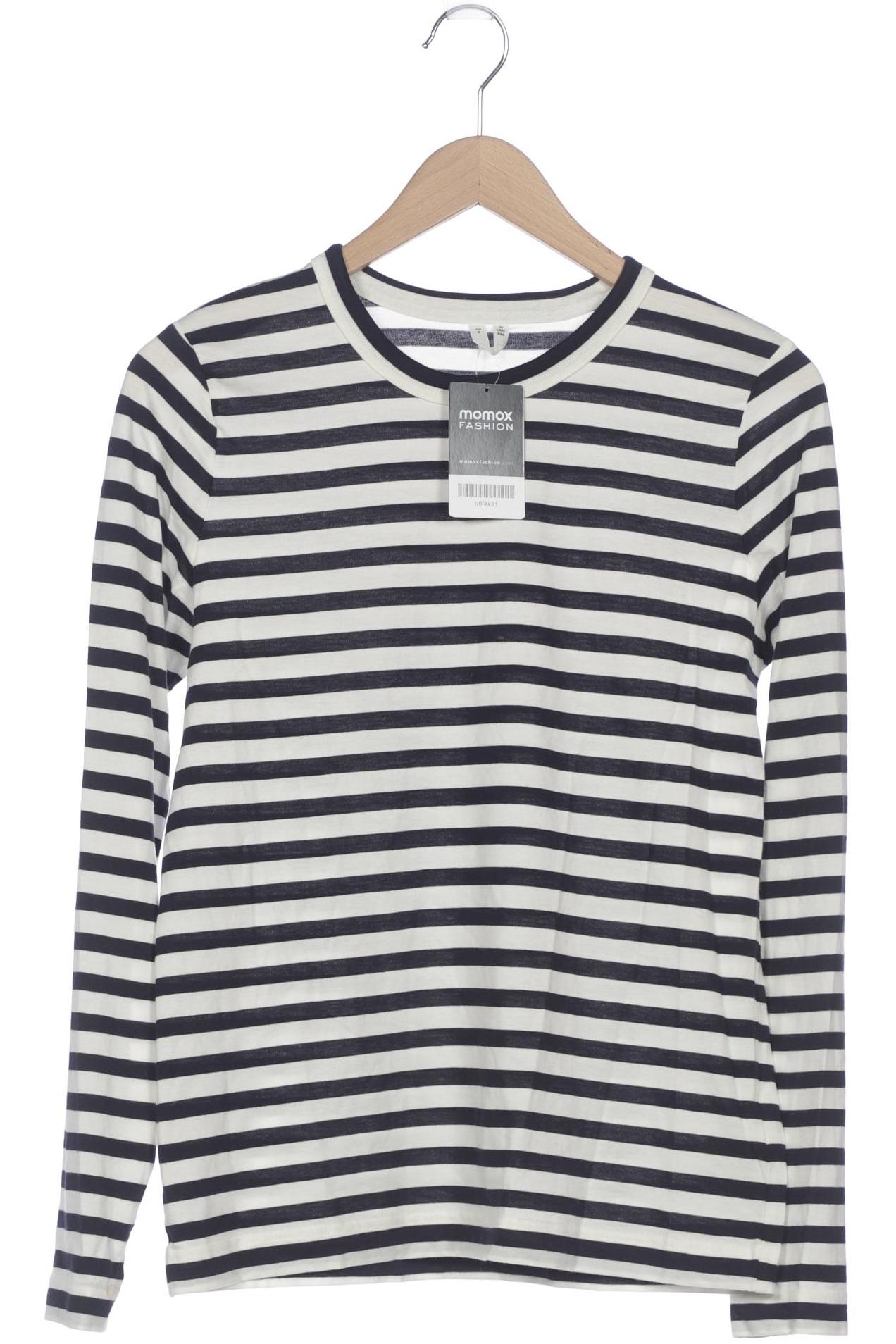 

Arket Damen Langarmshirt, weiß, Gr. 36