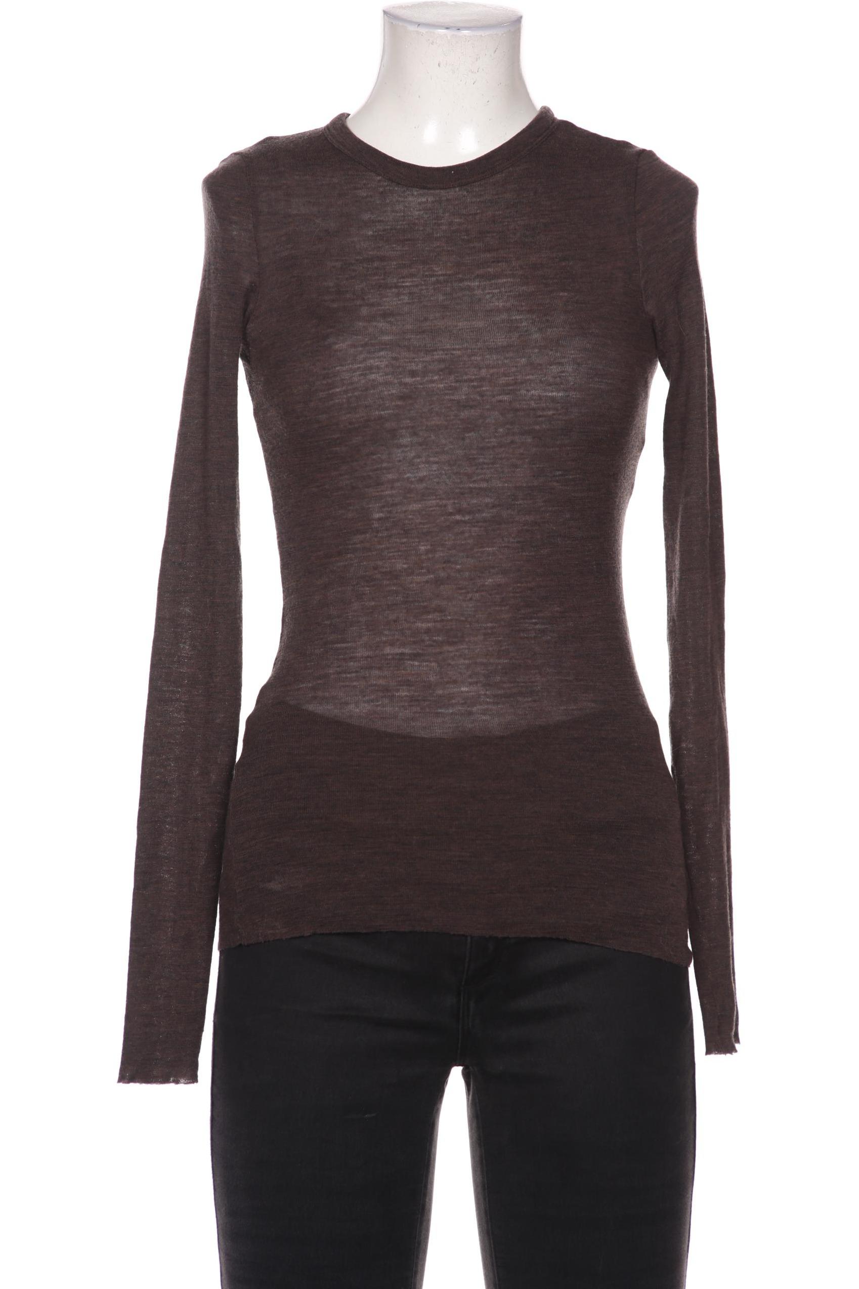

Arket Damen Langarmshirt, braun, Gr. 34