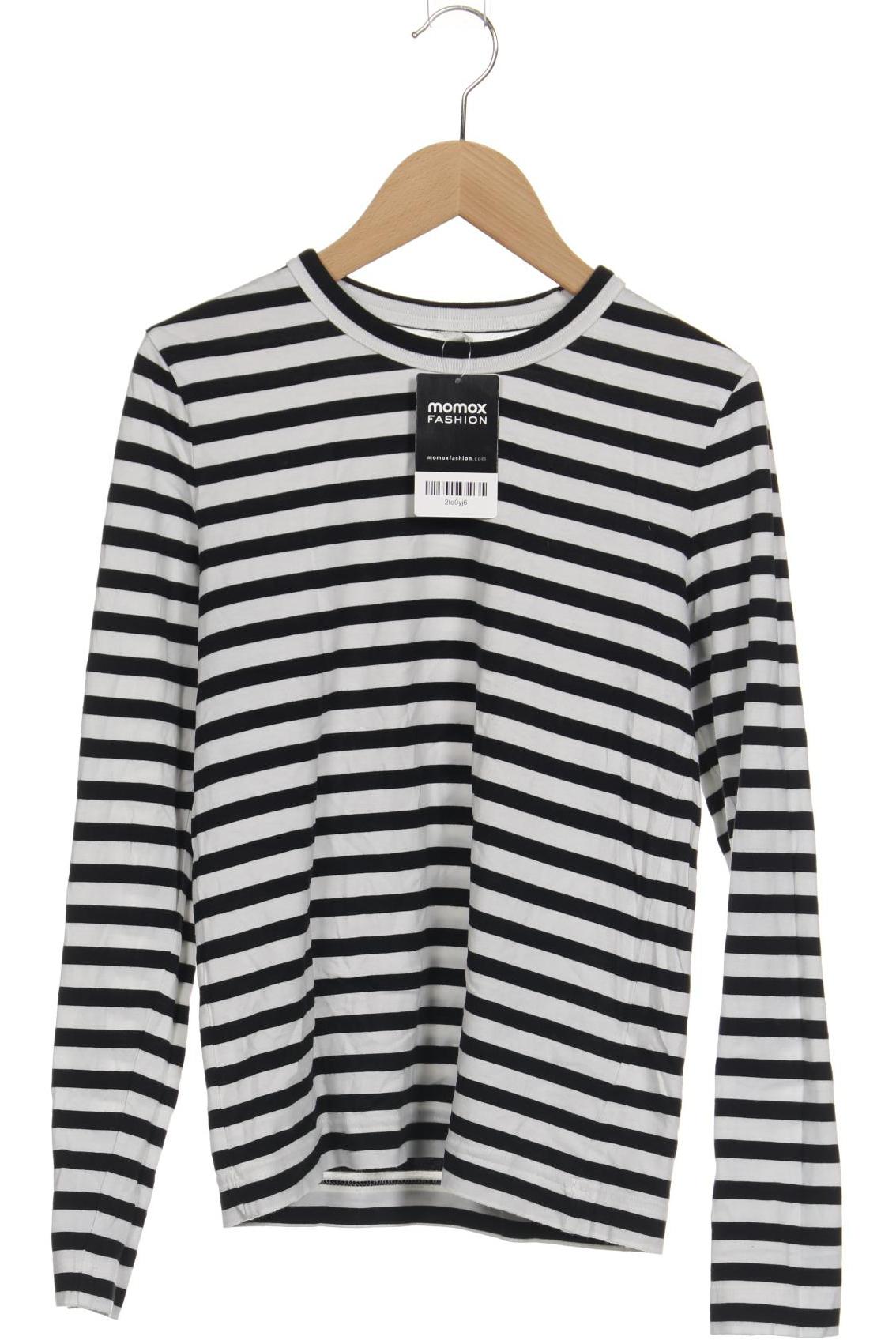 

Arket Damen Langarmshirt, weiß, Gr. 34