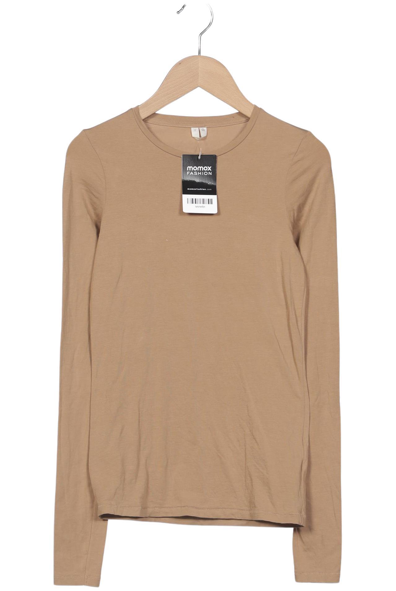 

Arket Damen Langarmshirt, beige, Gr. 36