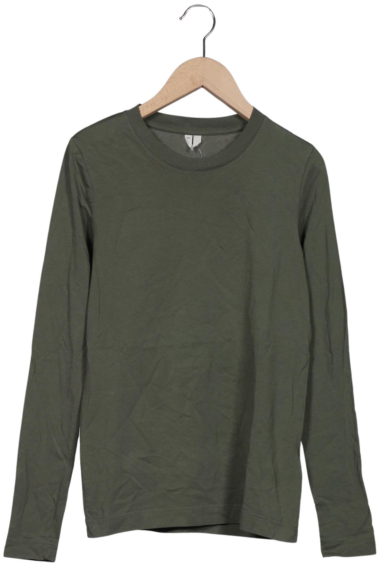 

Arket Damen Langarmshirt, grün, Gr. 34