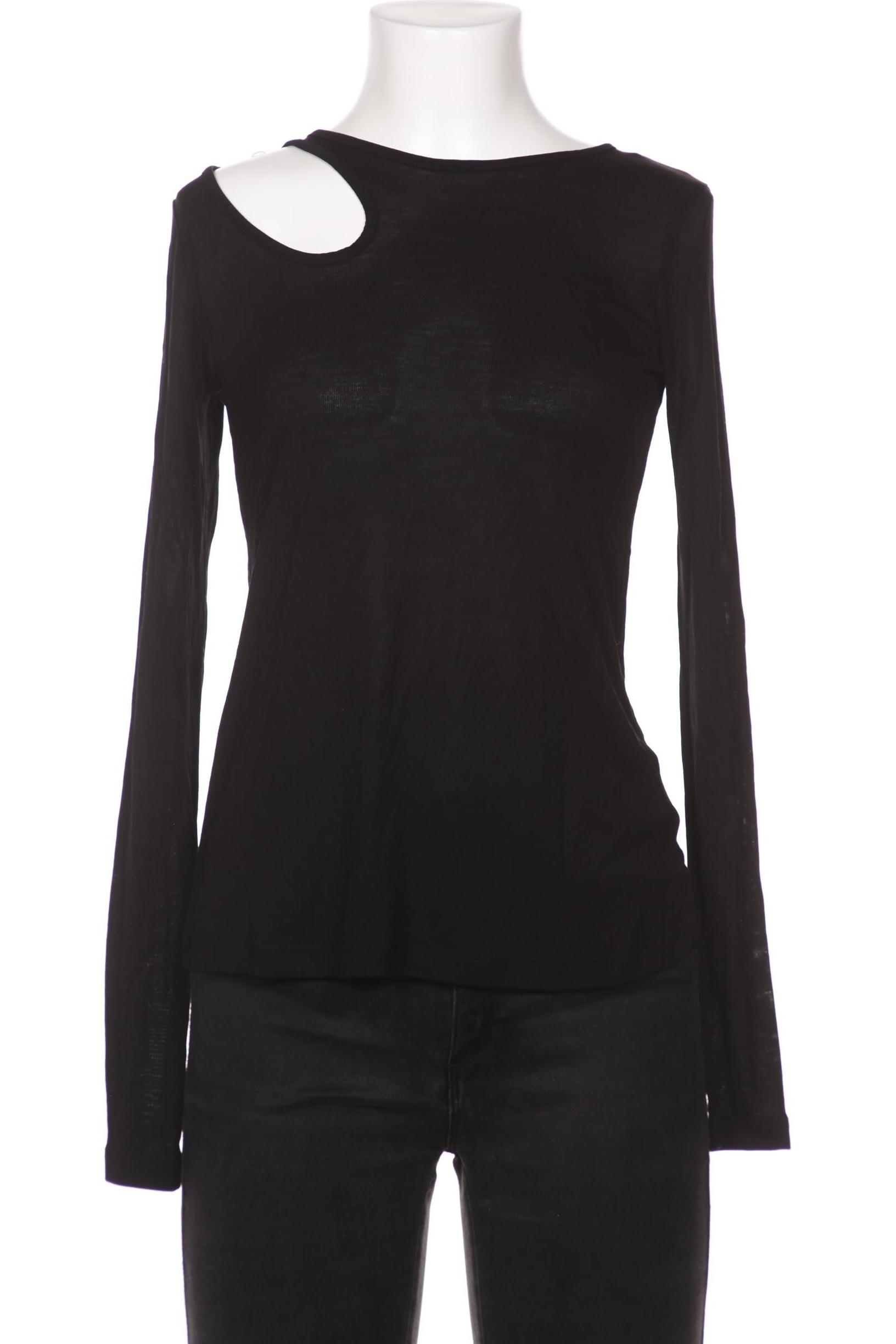 

Arket Damen Langarmshirt, schwarz, Gr. 34