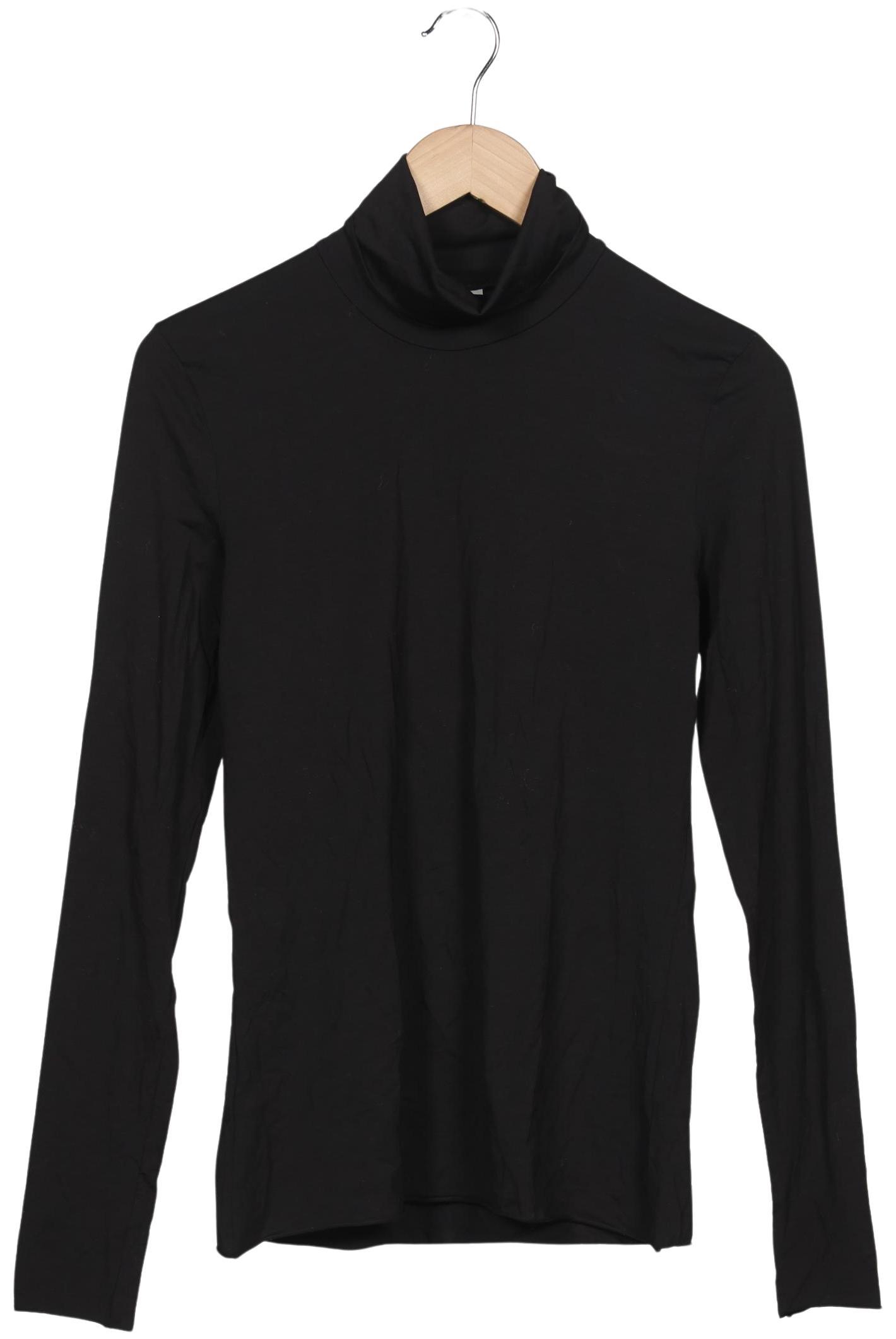 

Arket Damen Langarmshirt, schwarz, Gr. 38