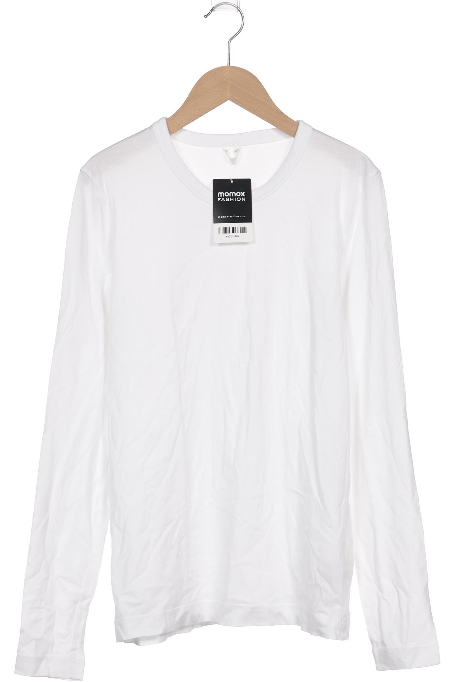 

Arket Damen Langarmshirt, weiß, Gr. 38