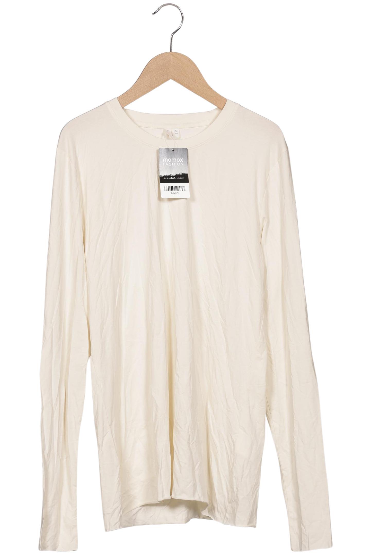 

Arket Damen Langarmshirt, cremeweiß, Gr. 42