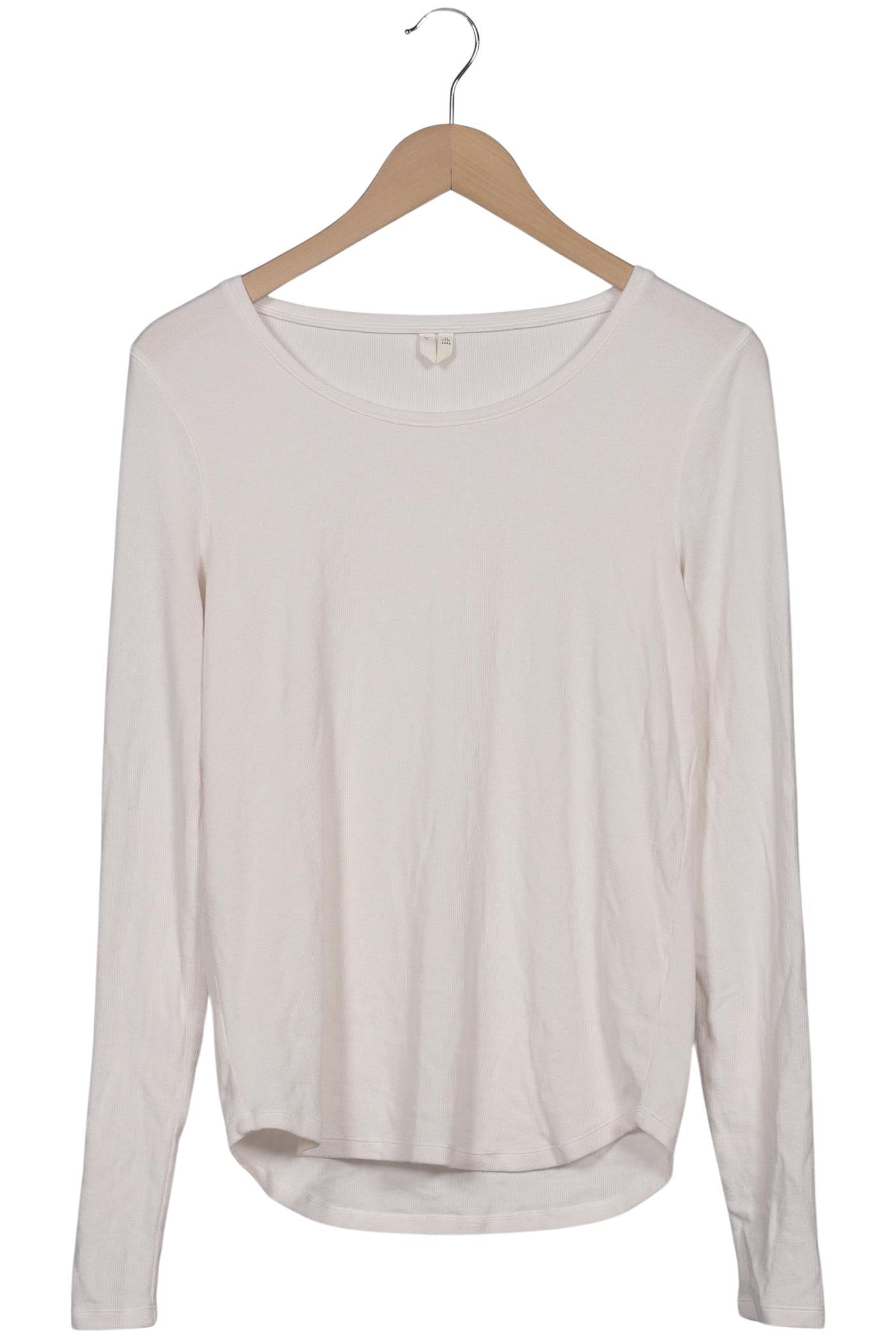 

Arket Damen Langarmshirt, cremeweiß, Gr. 42