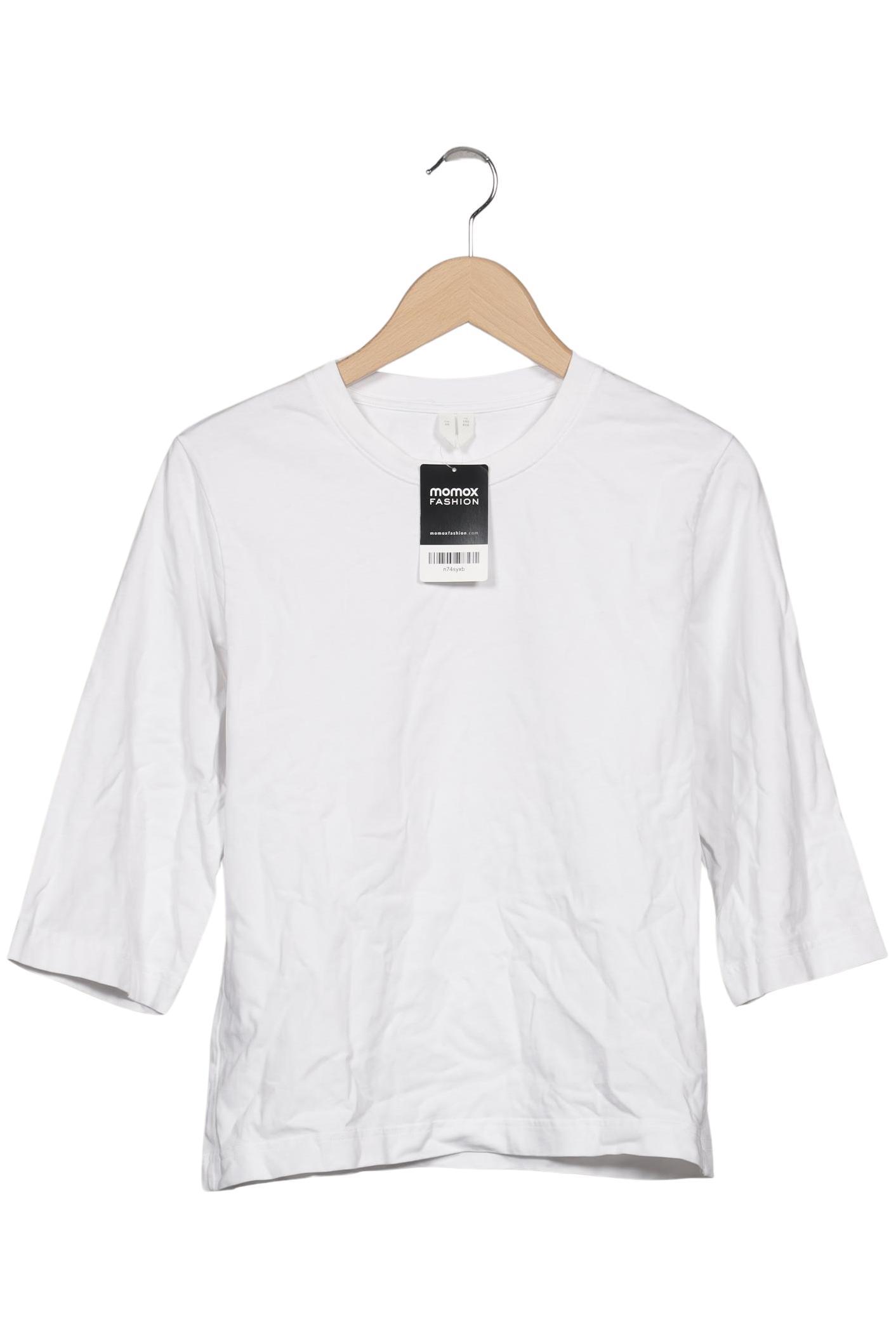 

Arket Damen Langarmshirt, weiß, Gr. 34