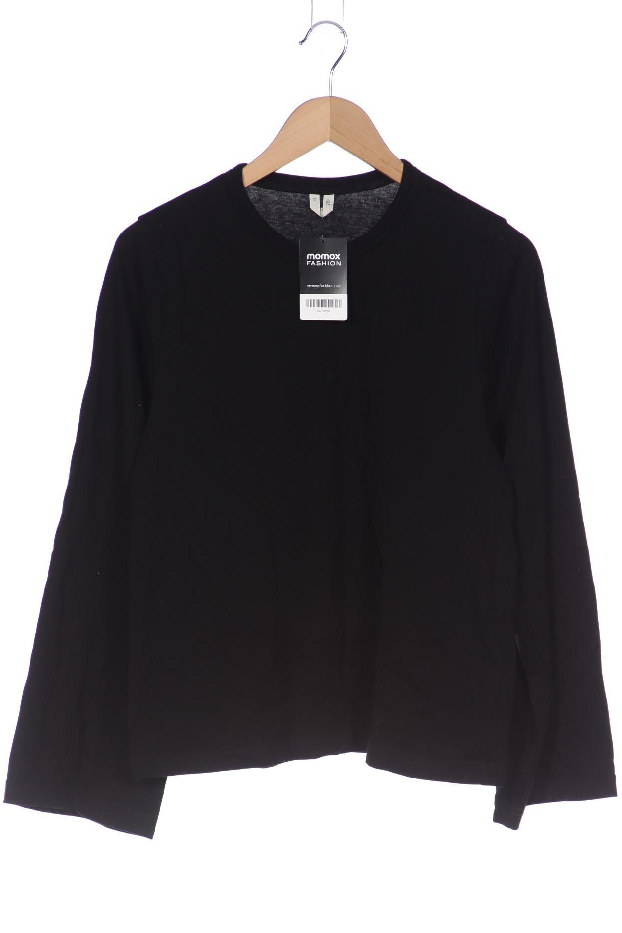 

Arket Damen Langarmshirt, schwarz, Gr. 36