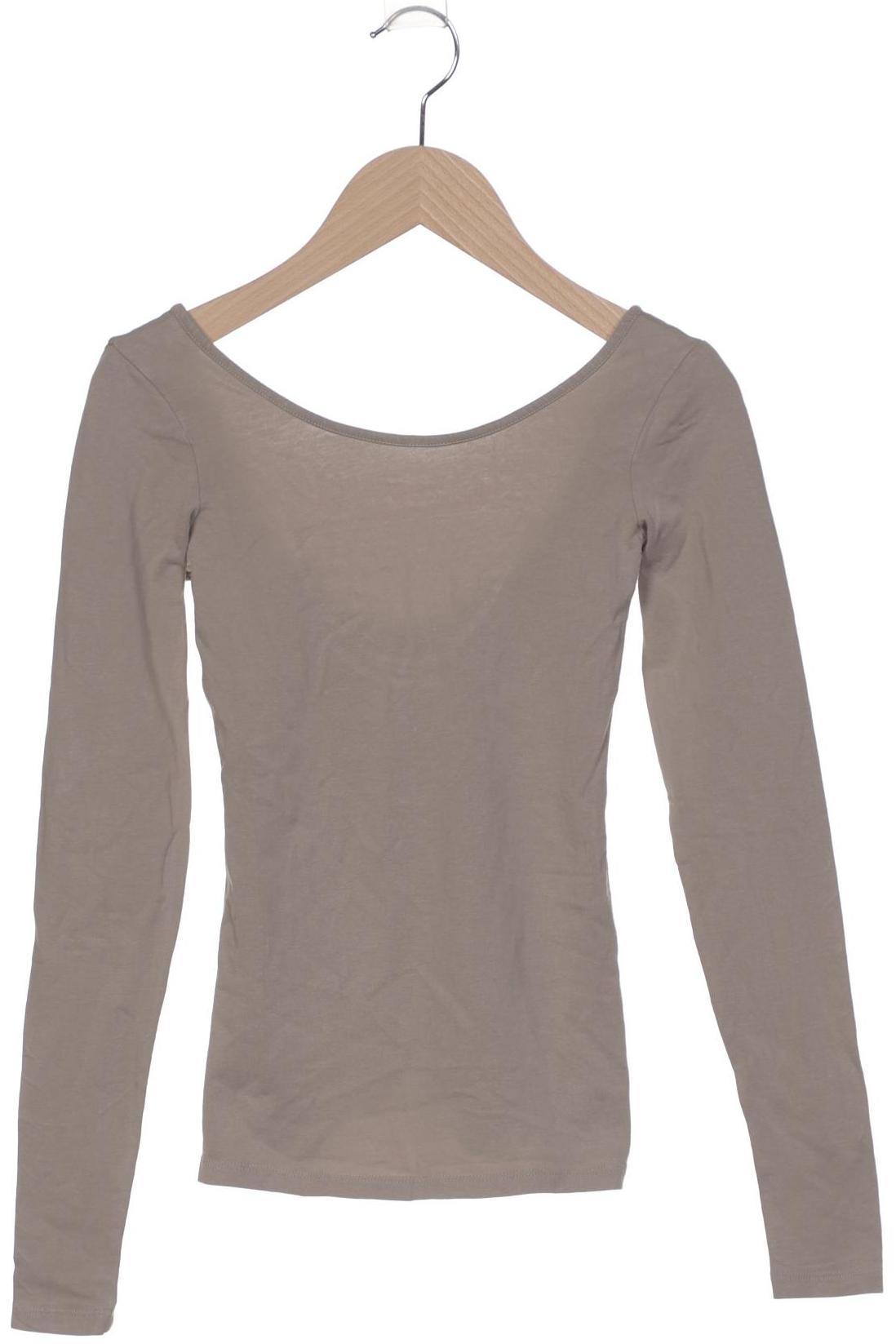 

Arket Damen Langarmshirt, beige, Gr. 34
