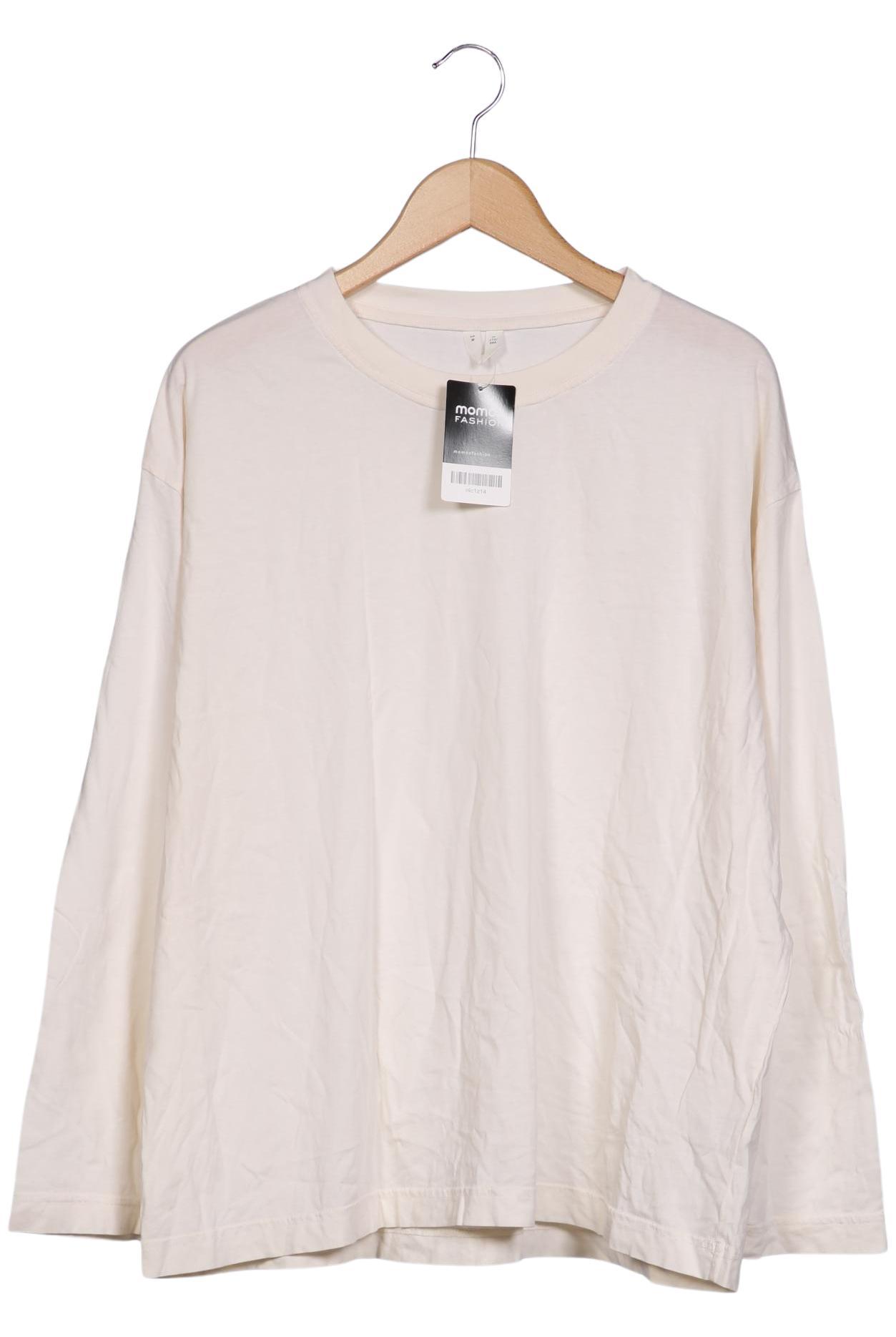 

Arket Damen Langarmshirt, cremeweiß, Gr. 38