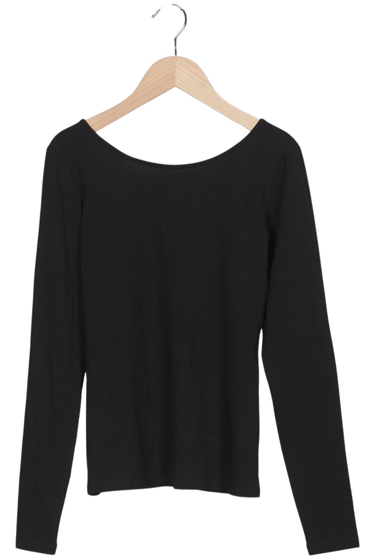 

Arket Damen Langarmshirt, schwarz, Gr. 38