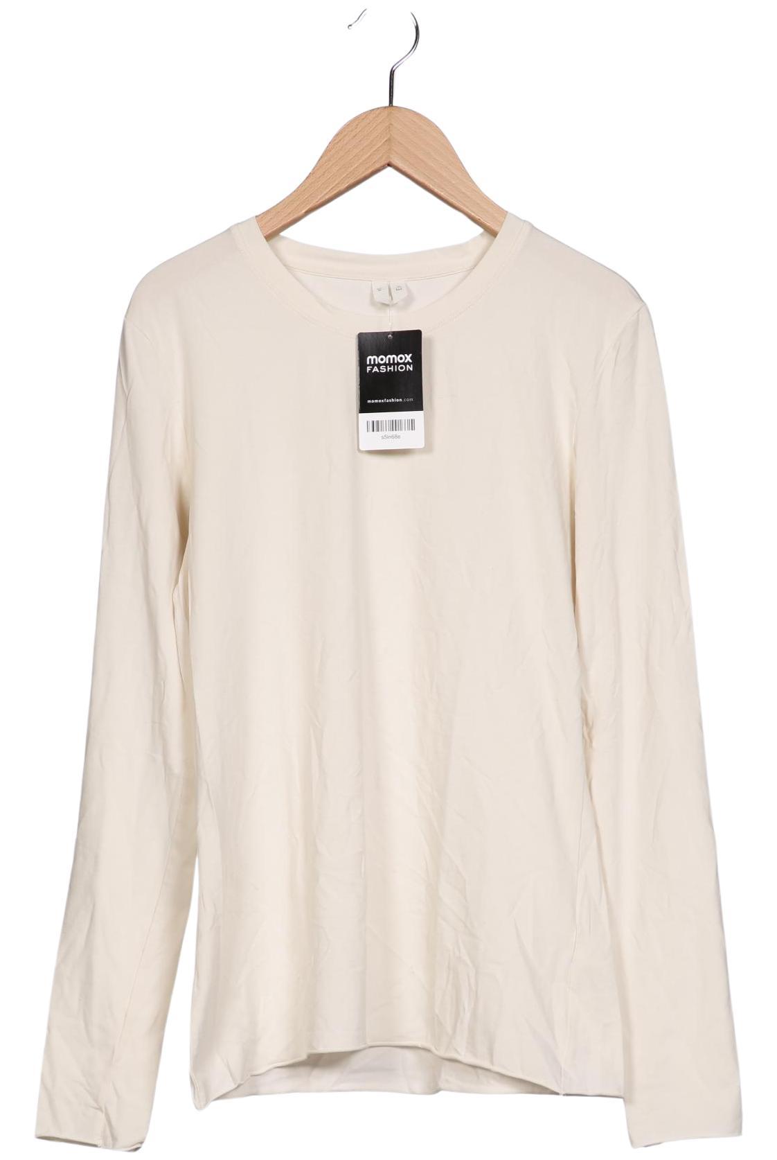 

Arket Damen Langarmshirt, cremeweiß, Gr. 38