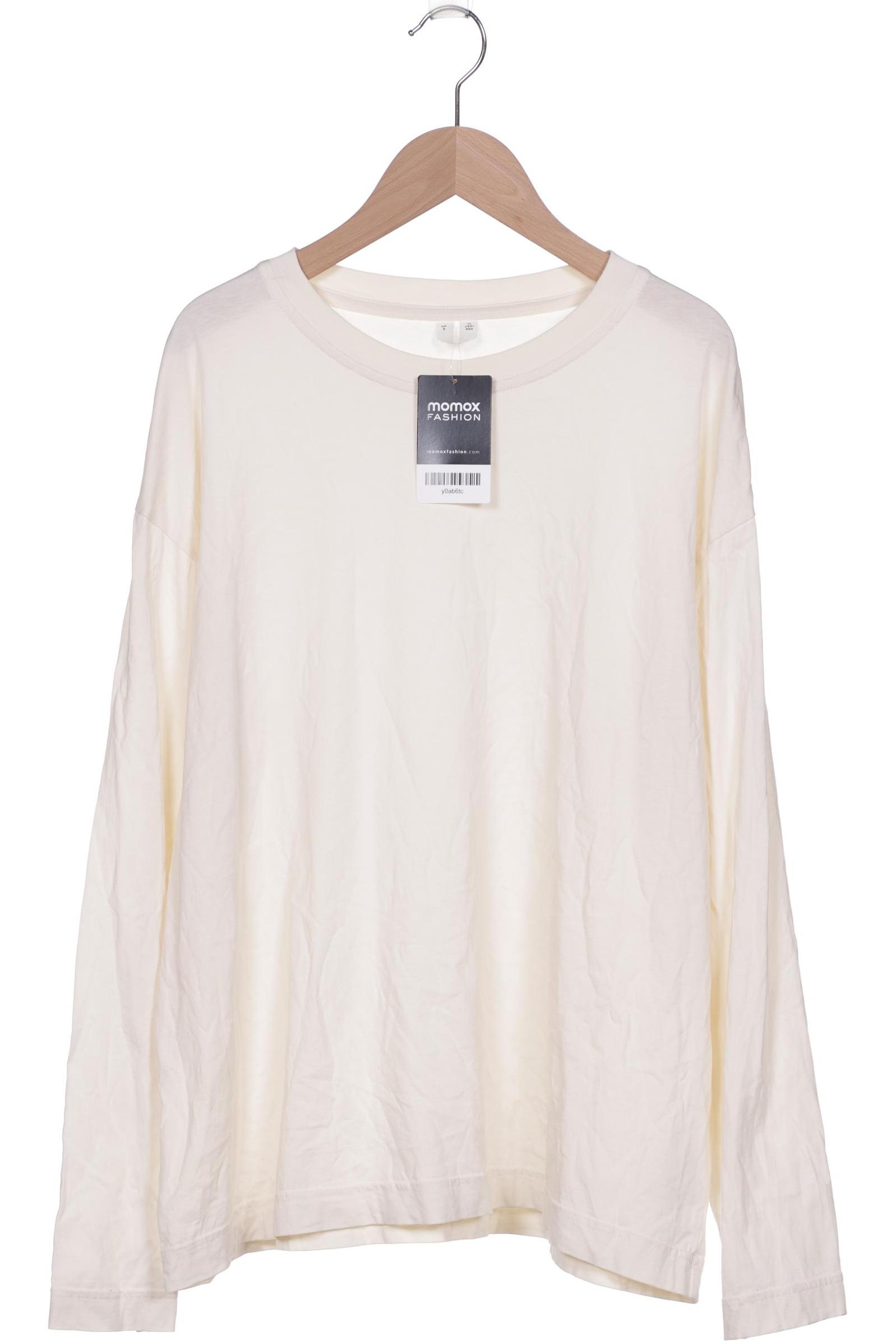 

Arket Damen Langarmshirt, cremeweiß, Gr. 36