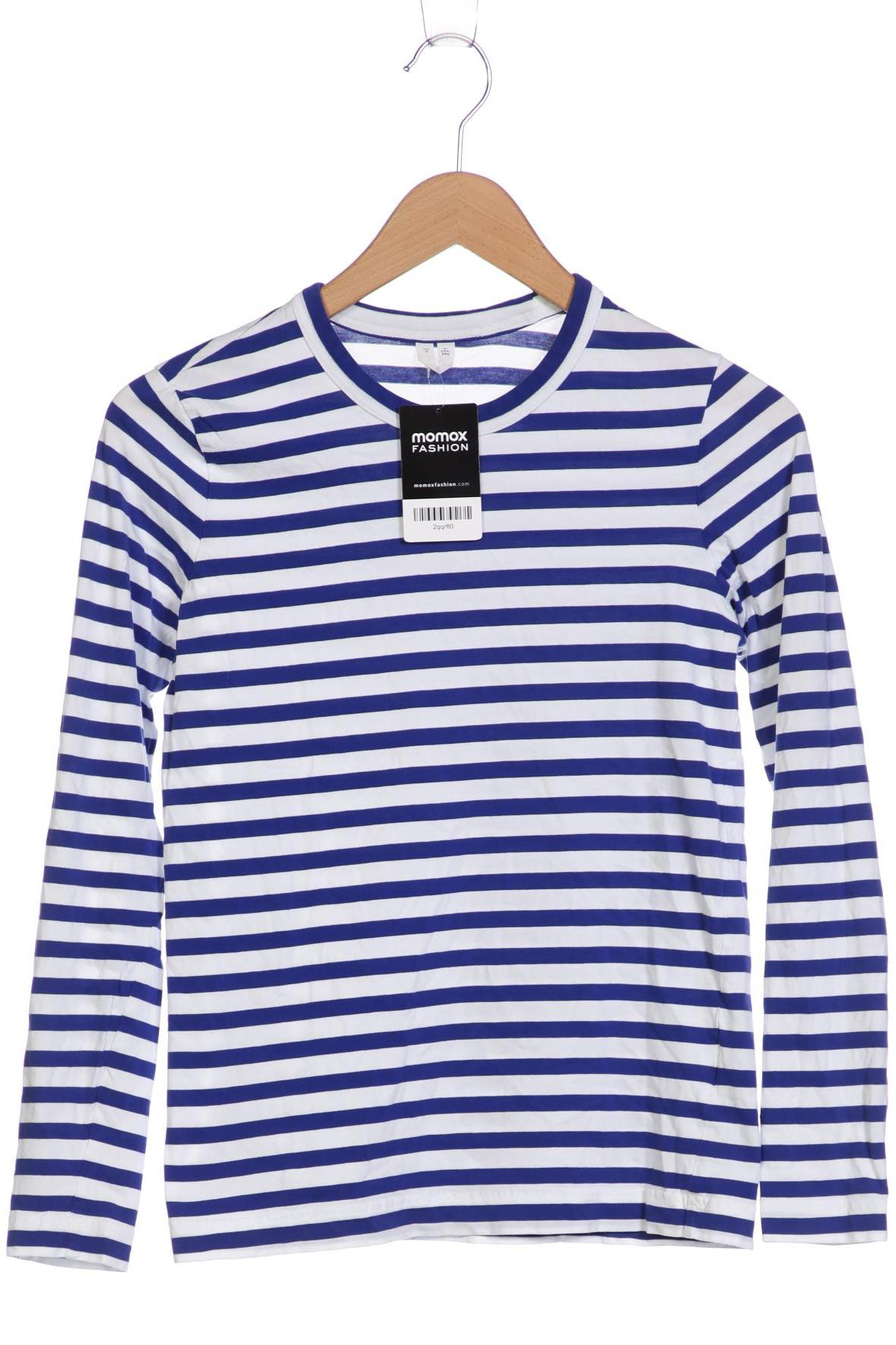 

Arket Damen Langarmshirt, blau, Gr. 36