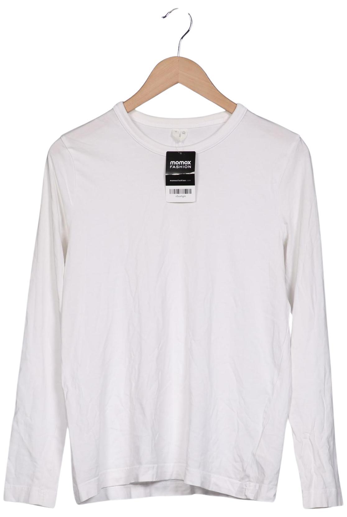 

Arket Damen Langarmshirt, weiß, Gr. 38