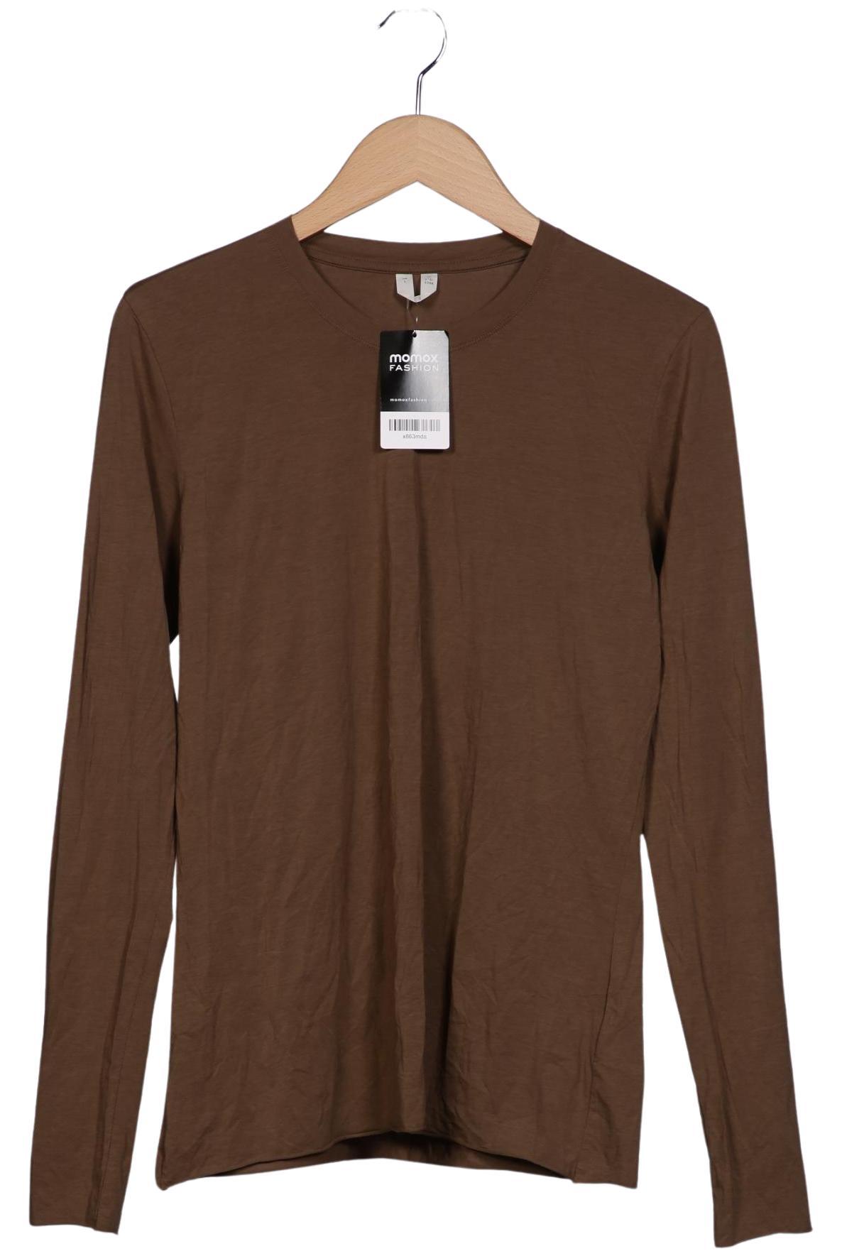 

Arket Damen Langarmshirt, braun, Gr. 42