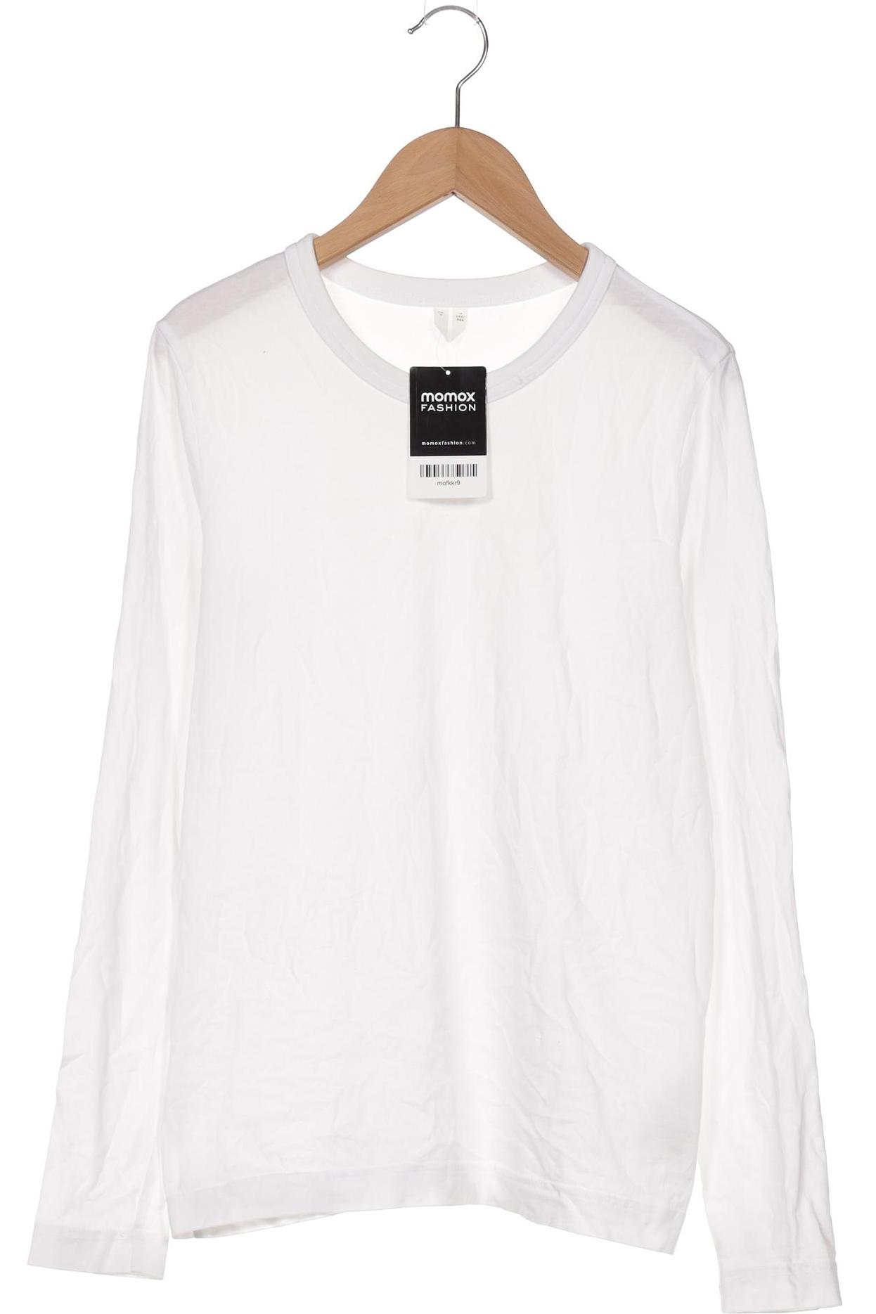 

Arket Damen Langarmshirt, weiß, Gr. 36