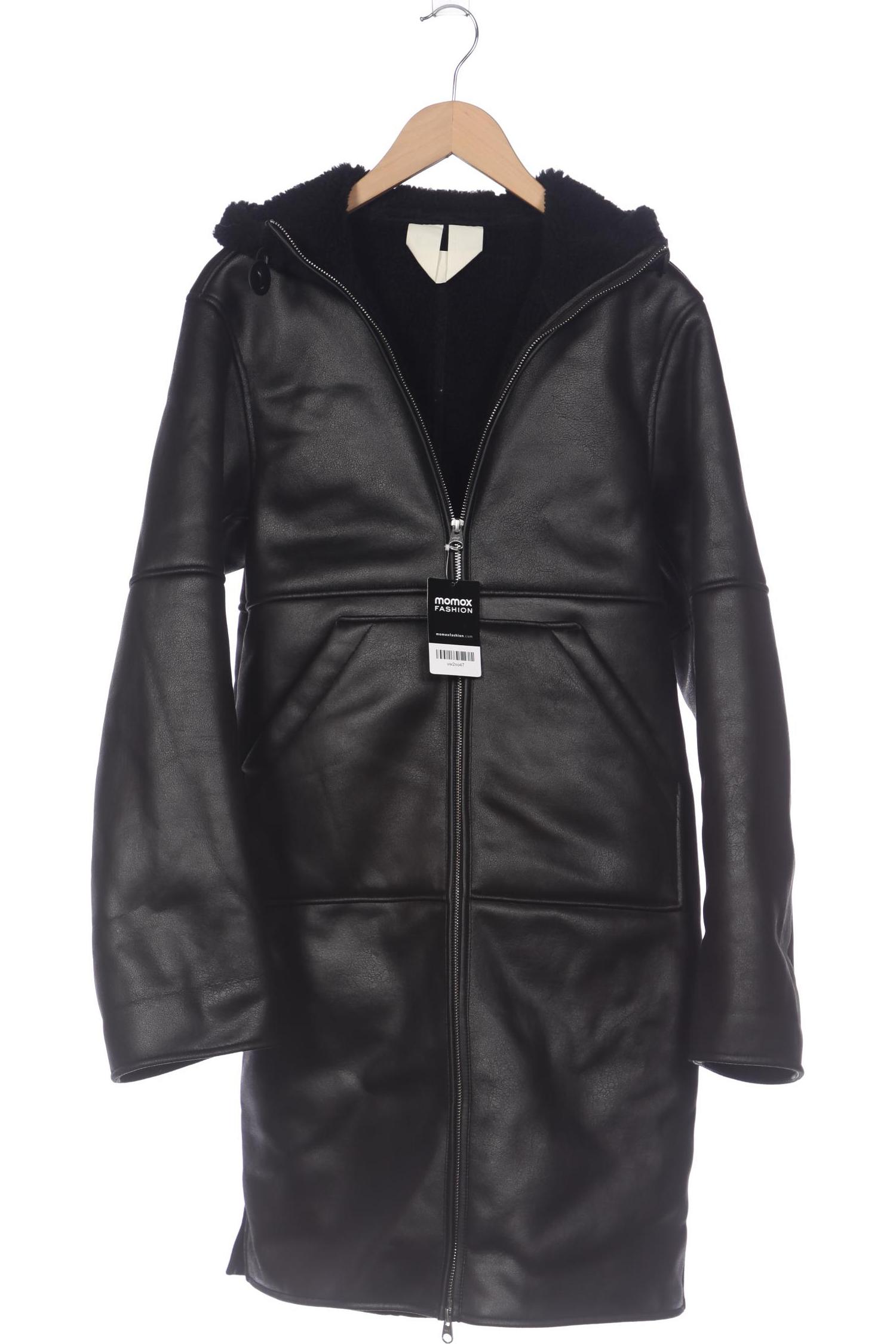 

Arket Damen Mantel, schwarz, Gr. 34