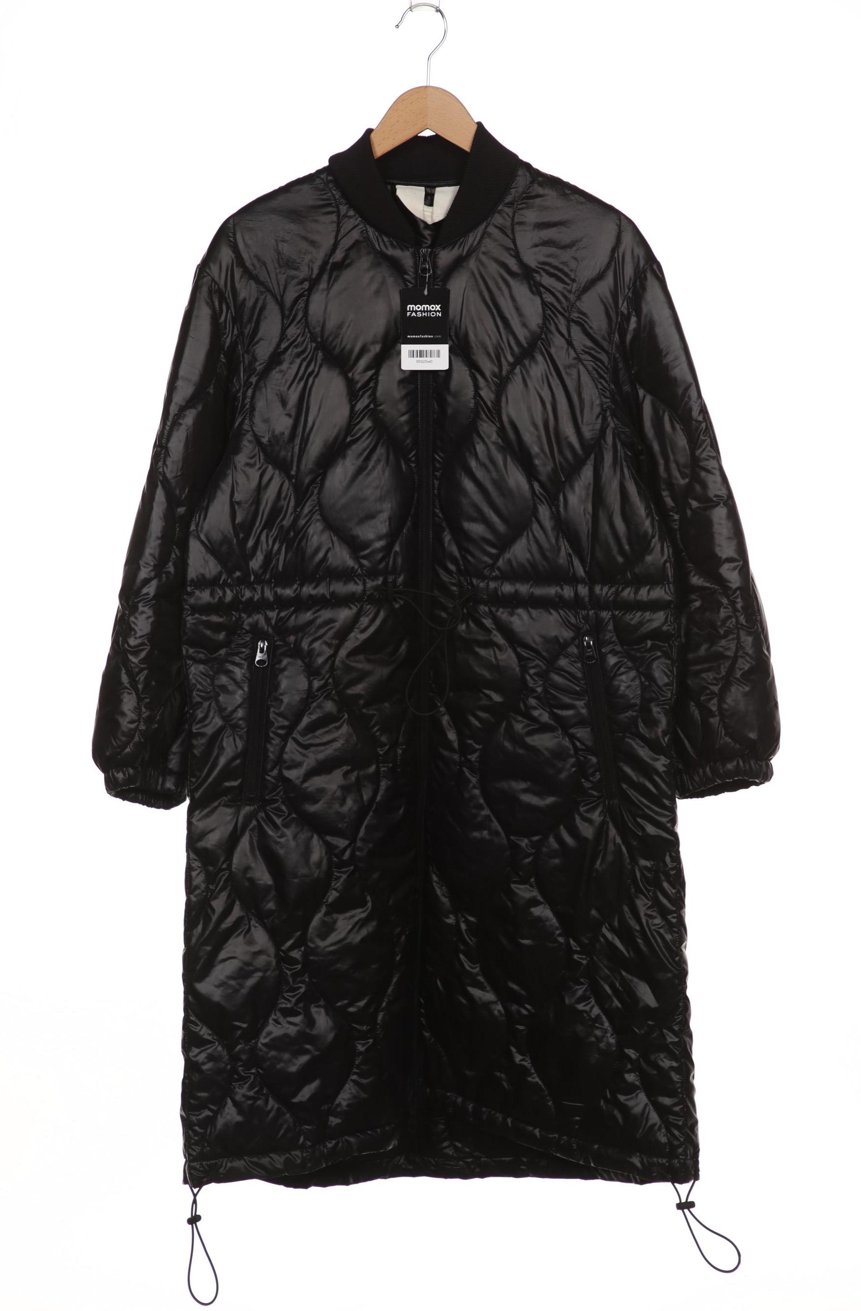 

Arket Damen Mantel, schwarz, Gr. 36