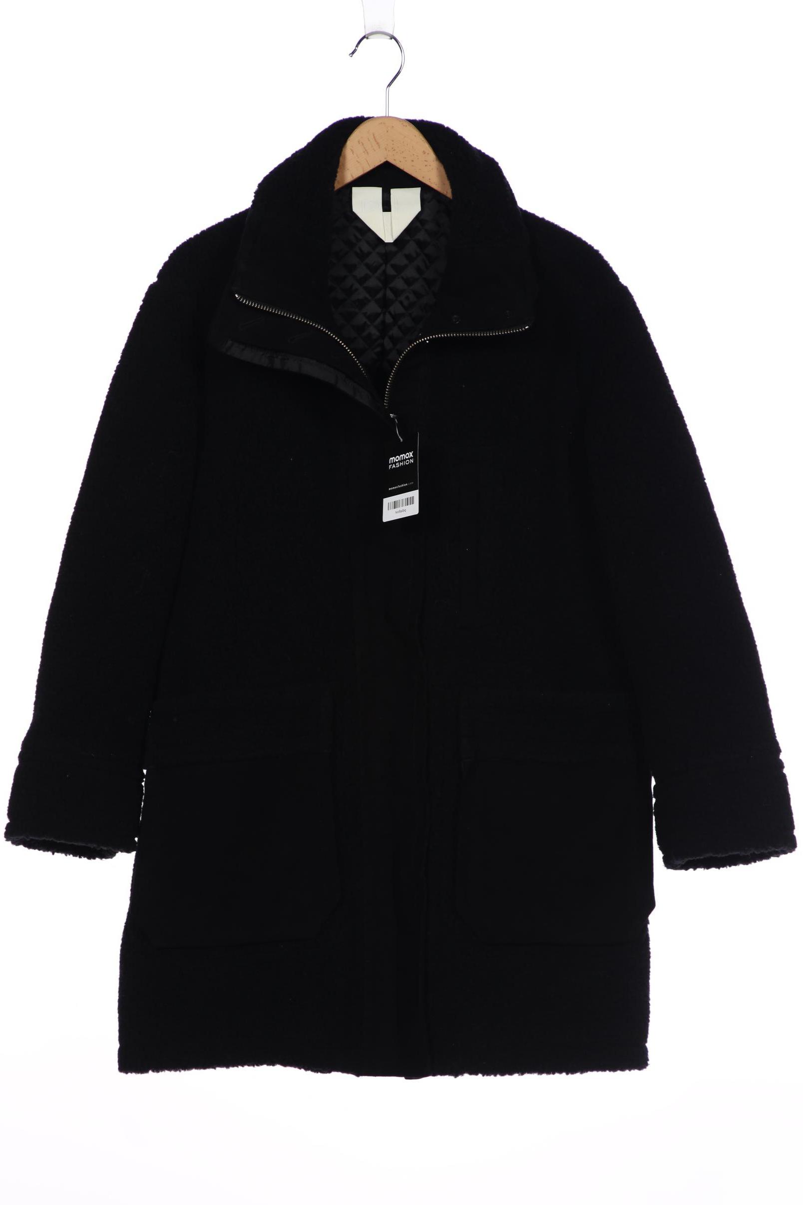 

Arket Damen Mantel, schwarz, Gr. 42