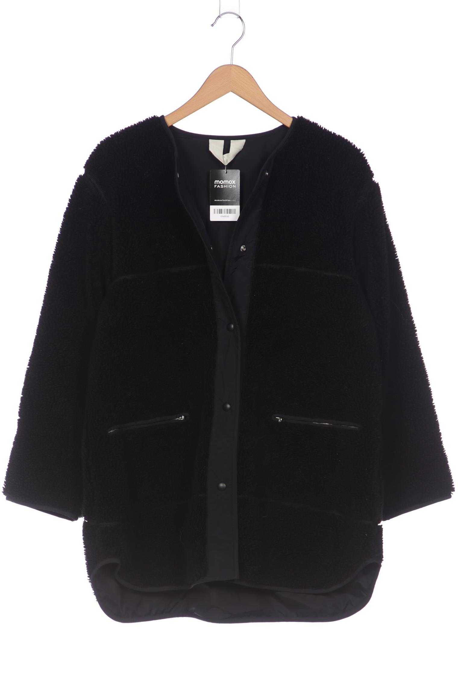 

Arket Damen Mantel, schwarz, Gr. 36