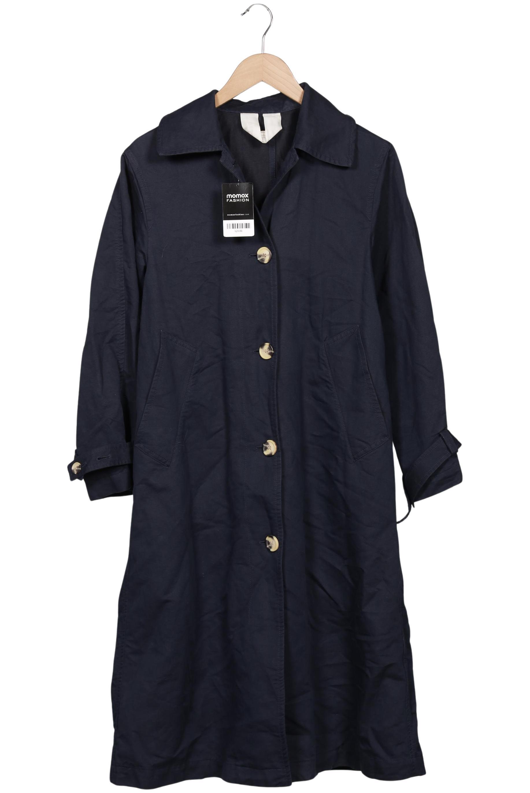 

Arket Damen Mantel, marineblau, Gr. 34
