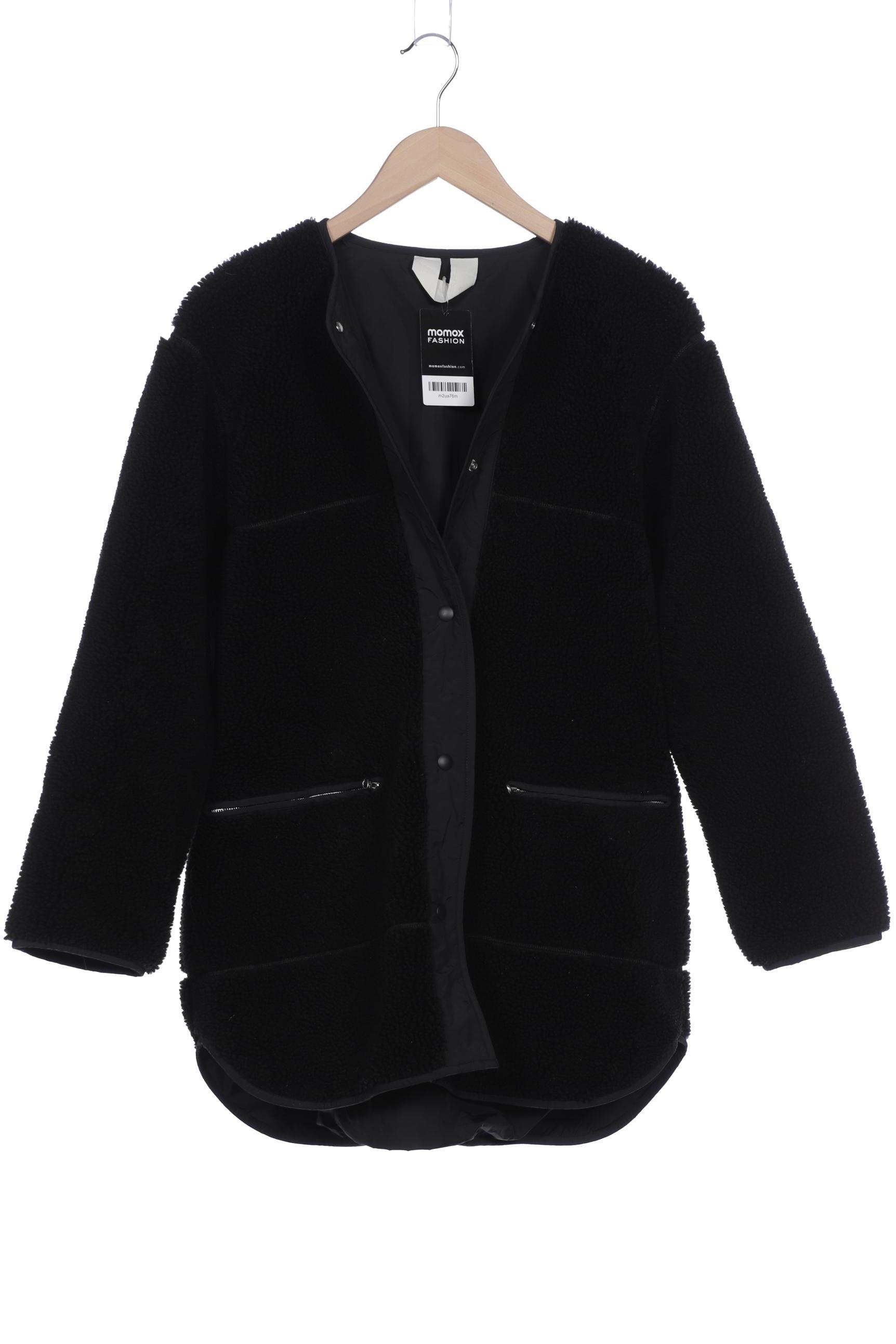 

Arket Damen Mantel, schwarz, Gr. 36