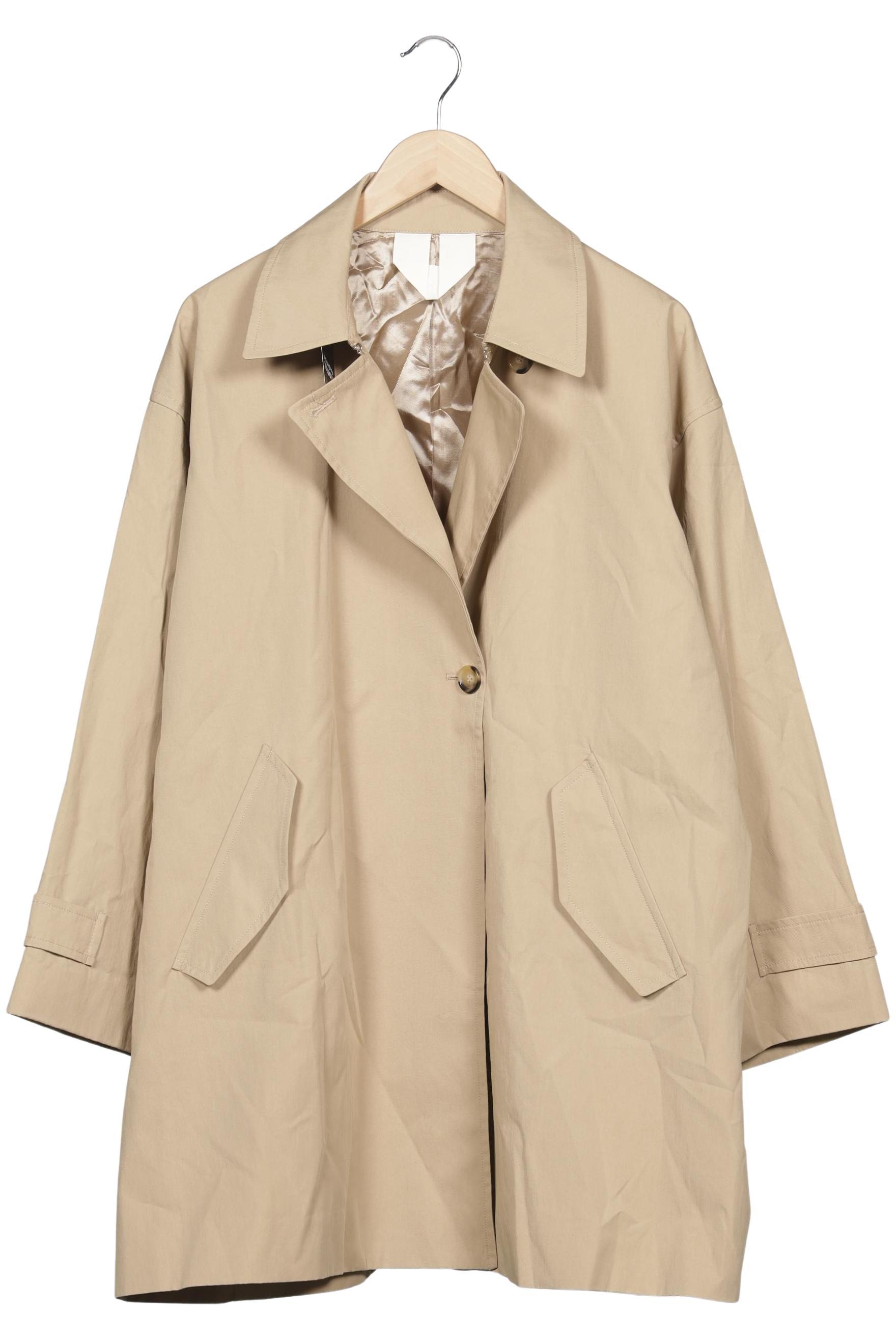 

Arket Damen Mantel, beige, Gr. 38