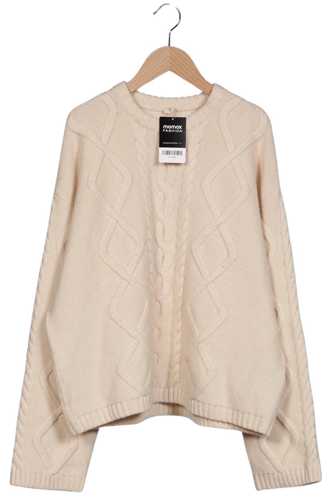 

Arket Damen Pullover, cremeweiß, Gr. 36