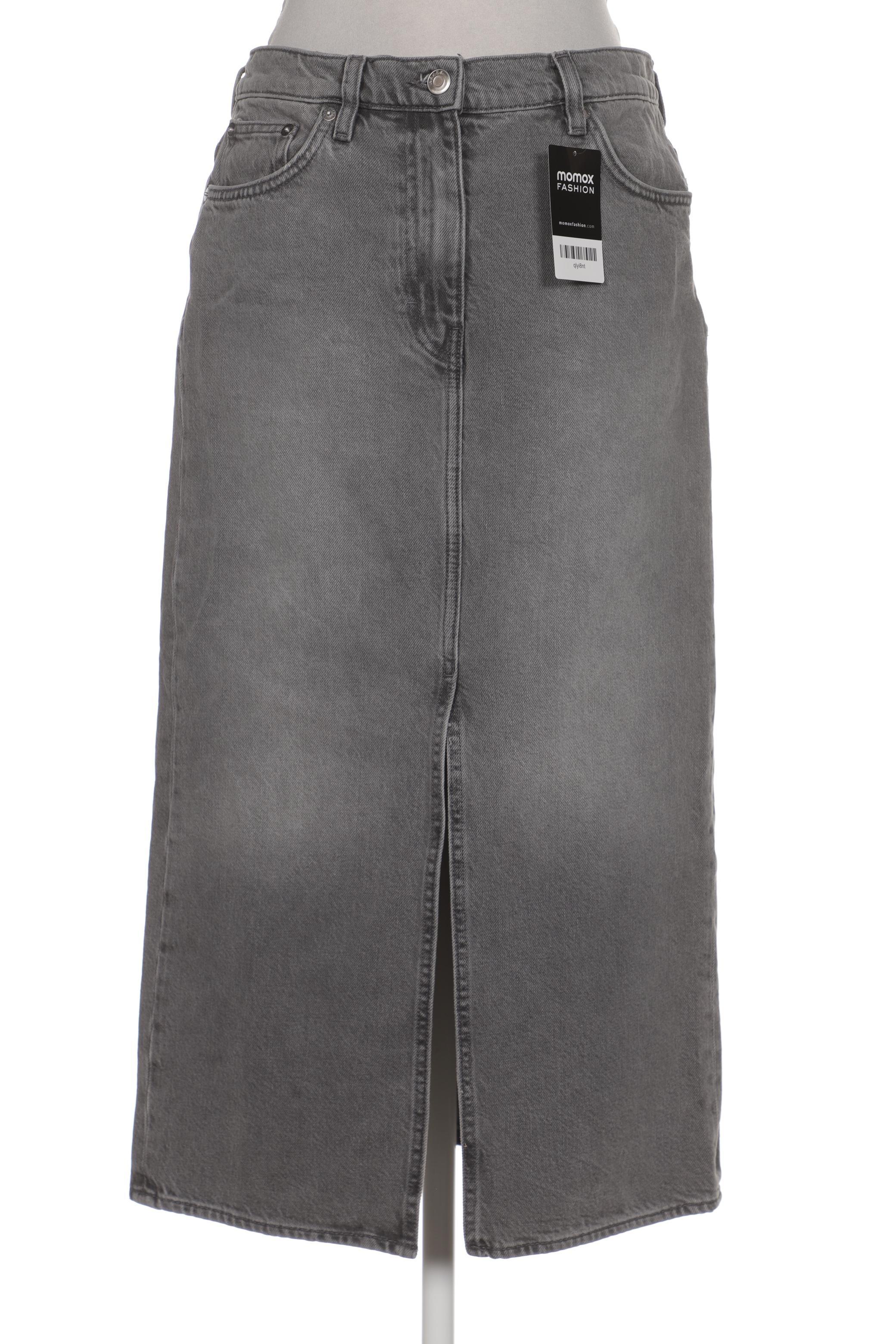 

Arket Damen Rock, grau, Gr. 36
