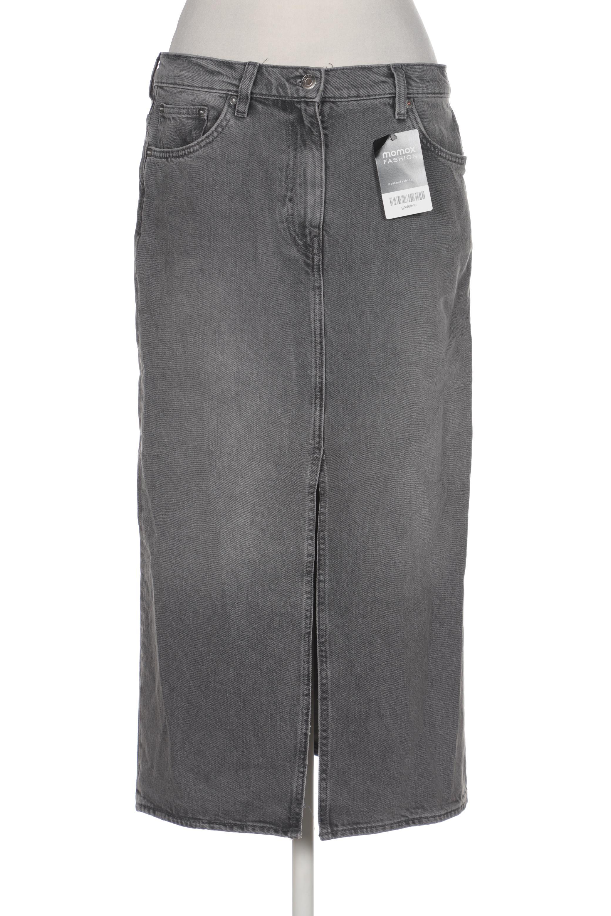 

Arket Damen Rock, grau, Gr. 38