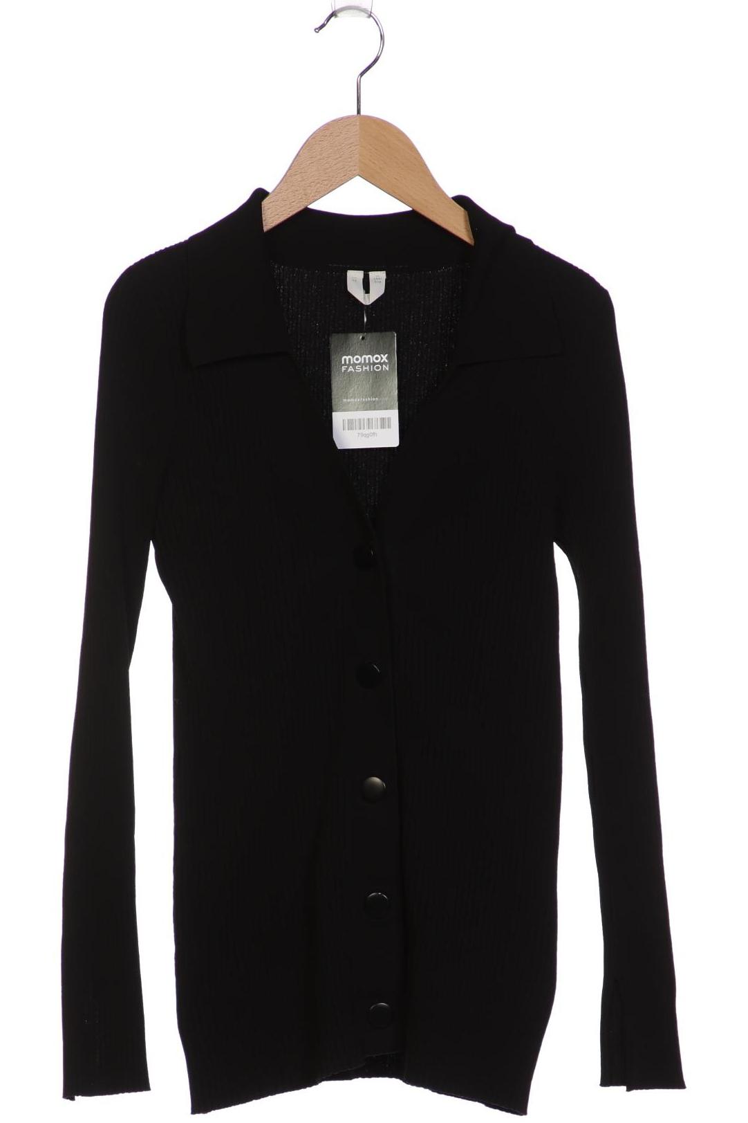 

Arket Damen Strickjacke, schwarz, Gr. 34