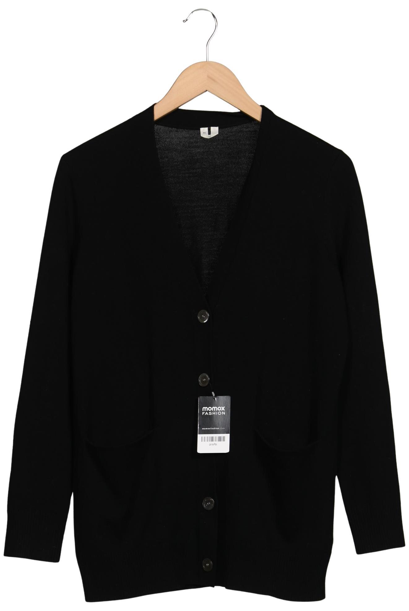 

Arket Damen Strickjacke, schwarz, Gr. 34
