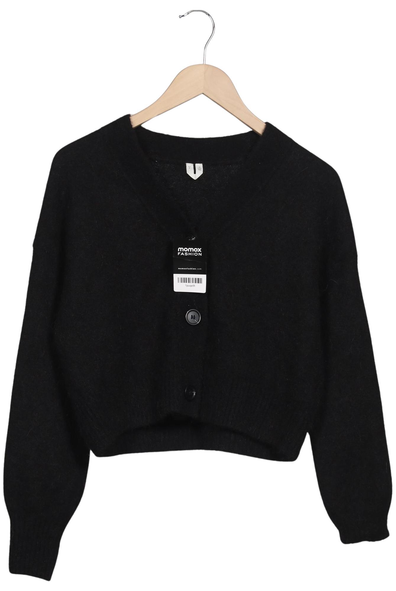 

Arket Damen Strickjacke, schwarz, Gr. 36