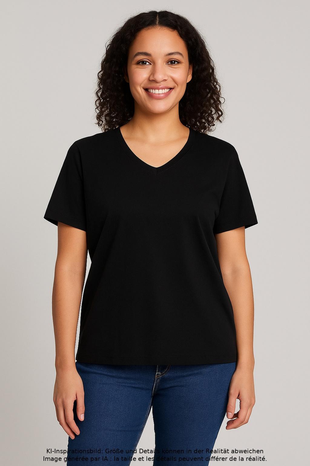 

Arket Damen T-Shirt, schwarz, Gr. 36