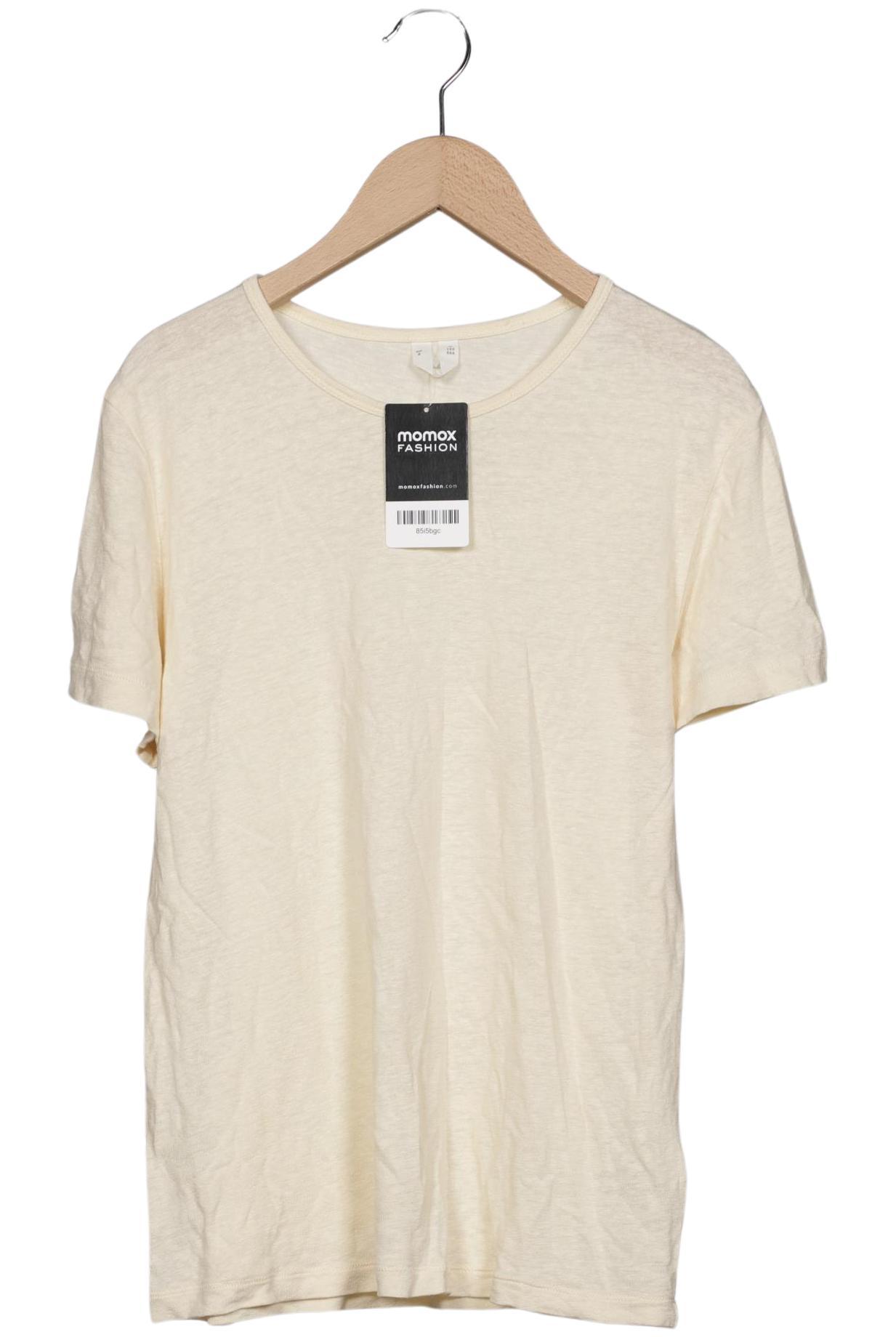 

Arket Damen T-Shirt, cremeweiß, Gr. 36