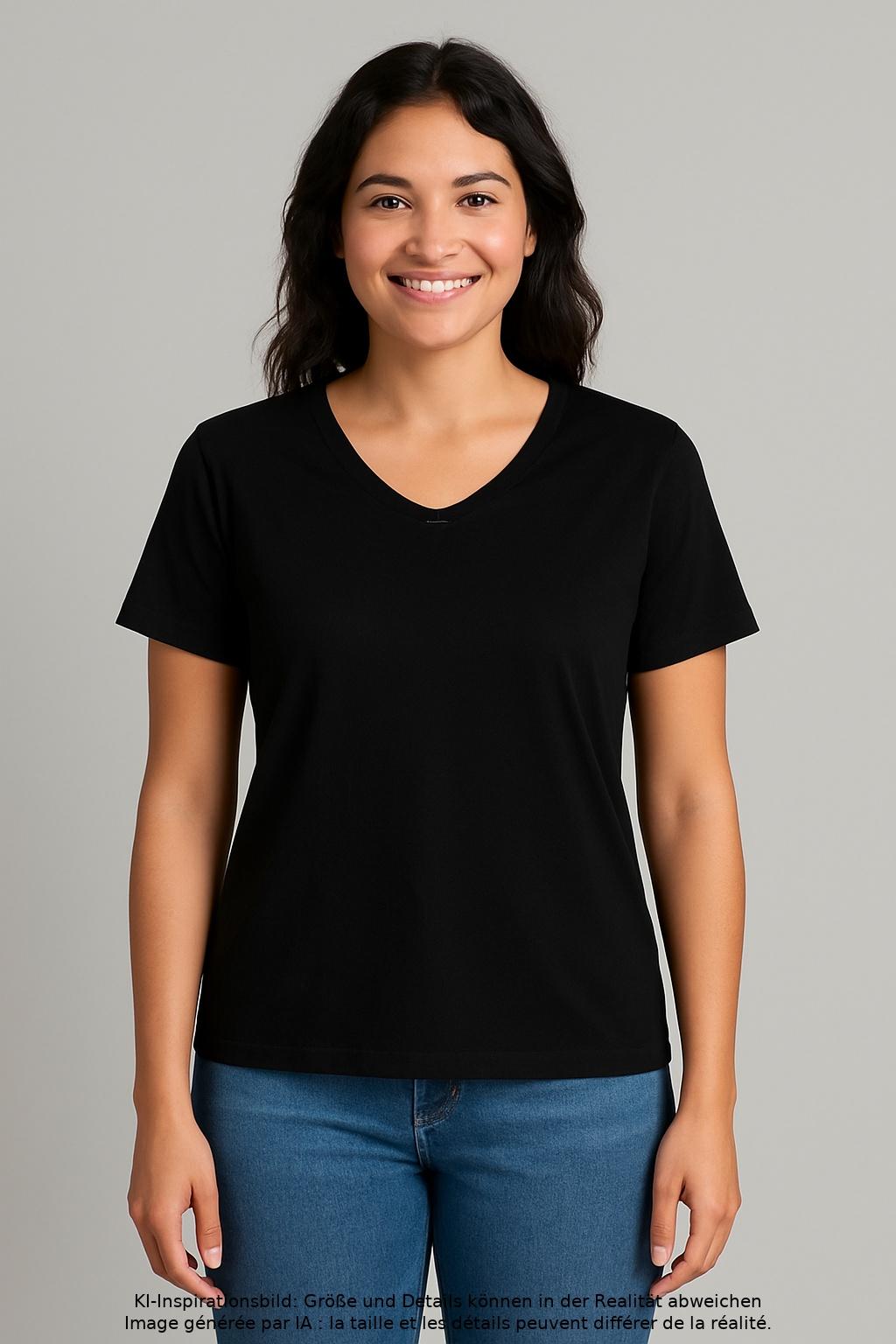 

Arket Damen T-Shirt, schwarz, Gr. 38