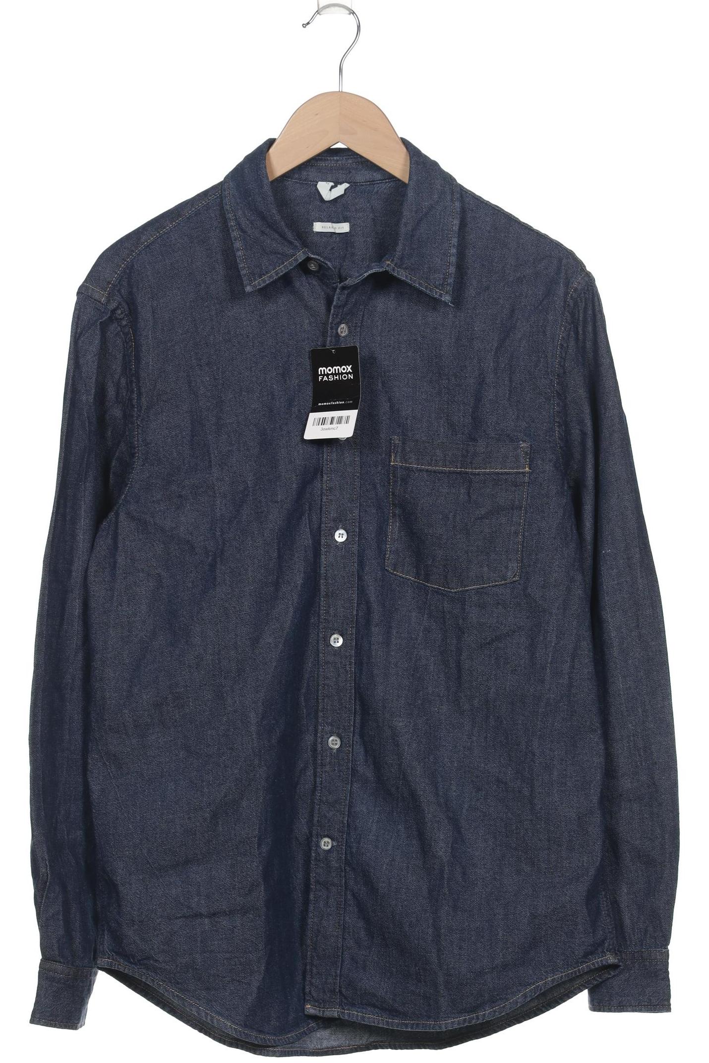 

Arket Herren Hemd, marineblau, Gr. 46