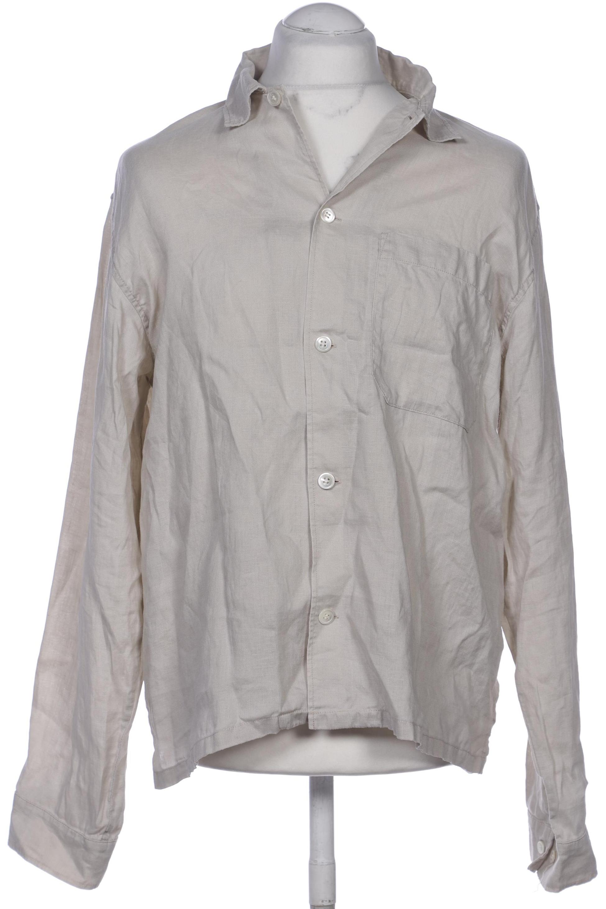 

Arket Herren Hemd, beige, Gr. 48