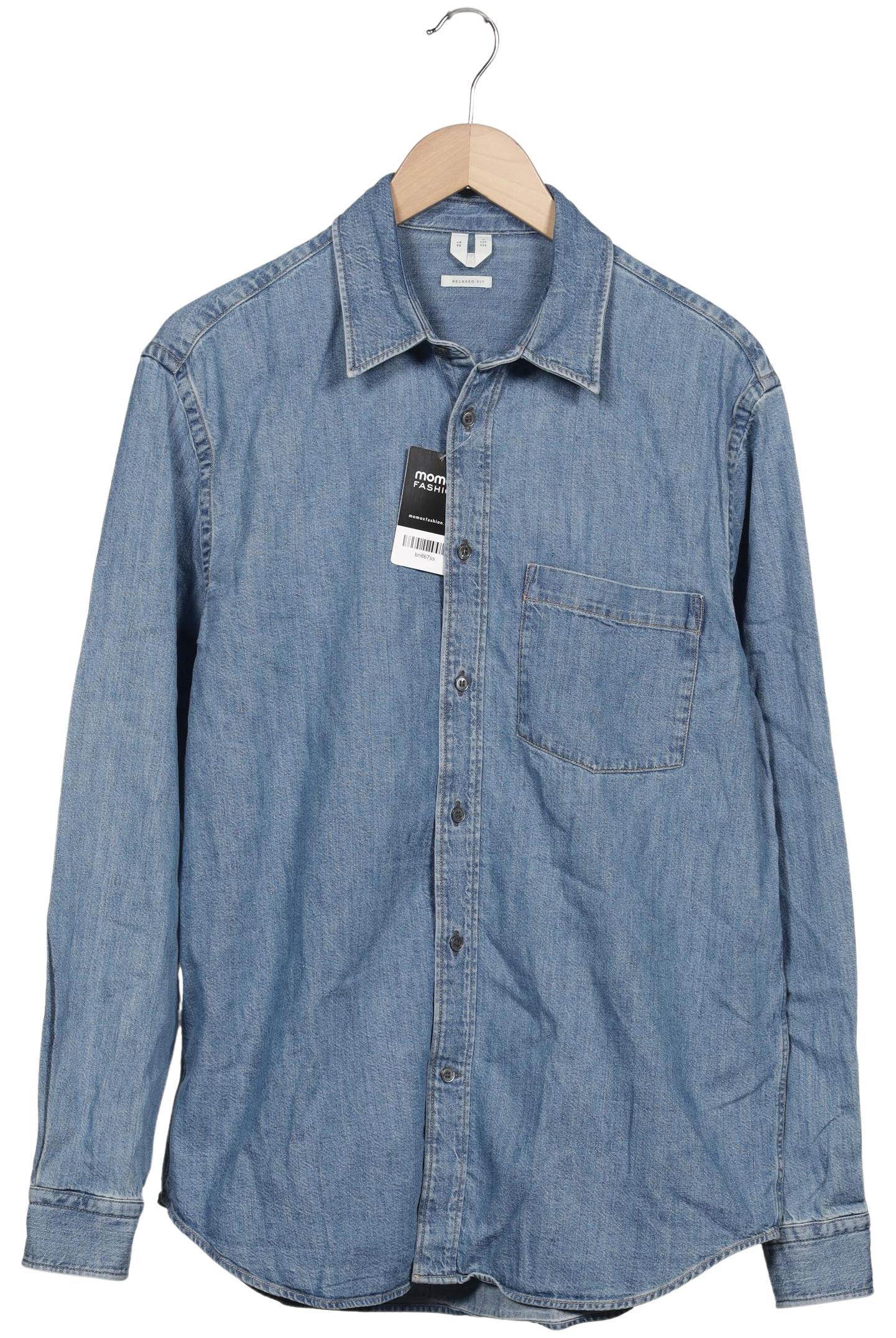 

Arket Herren Hemd, blau, Gr. 58