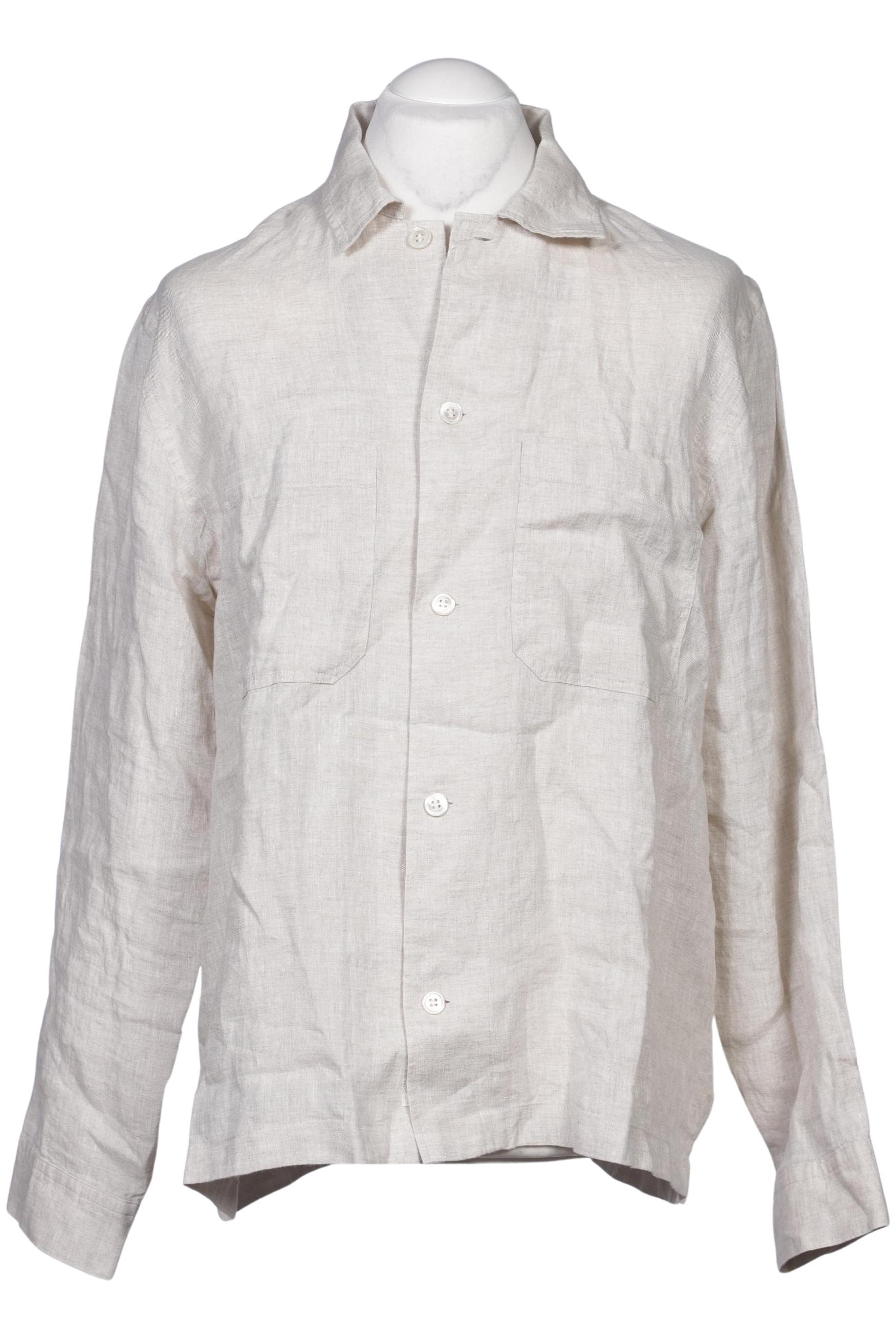 

Arket Herren Hemd, cremeweiß, Gr. 48