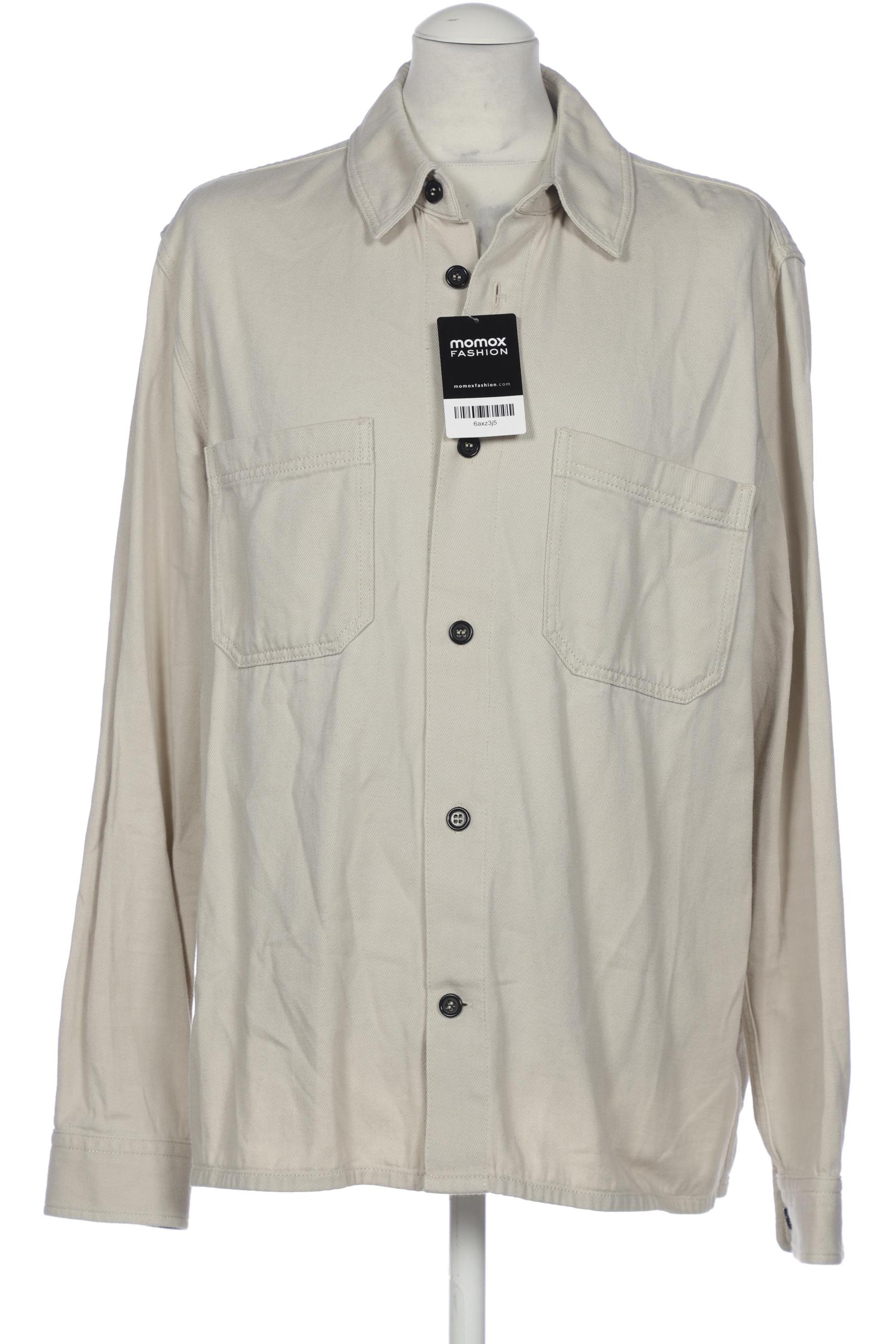 

Arket Herren Hemd, beige, Gr. 54