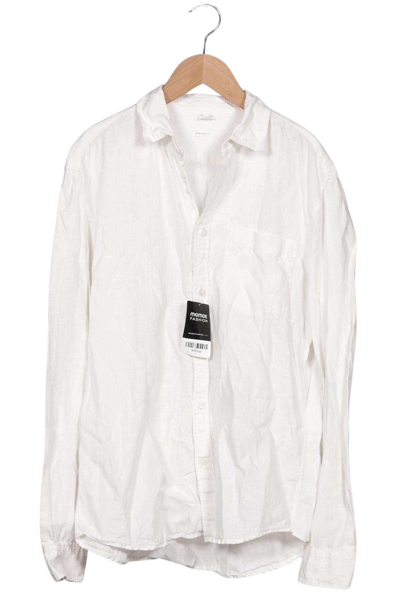 

Arket Herren Hemd, cremeweiß, Gr. 46