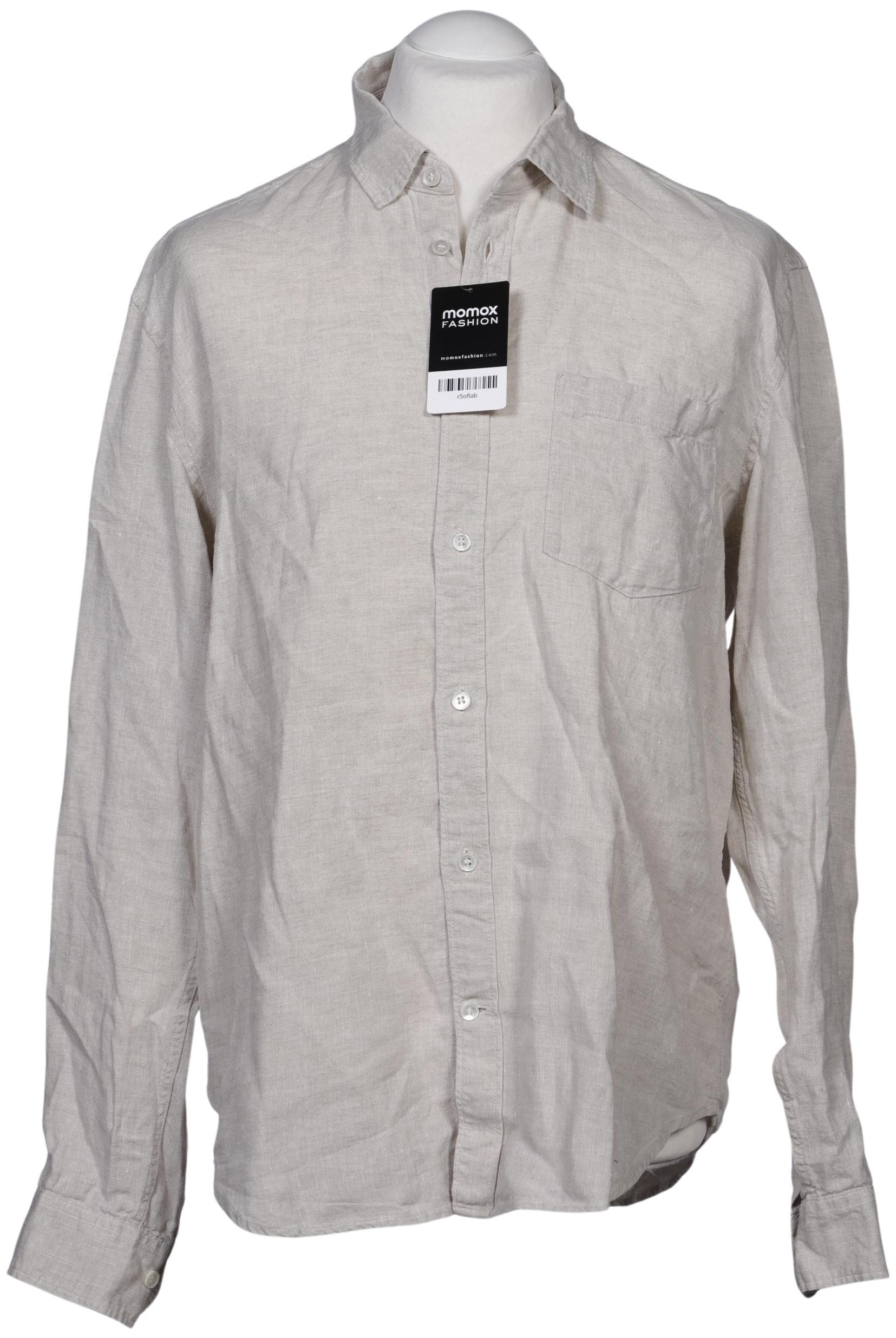 

Arket Herren Hemd, beige, Gr. 52