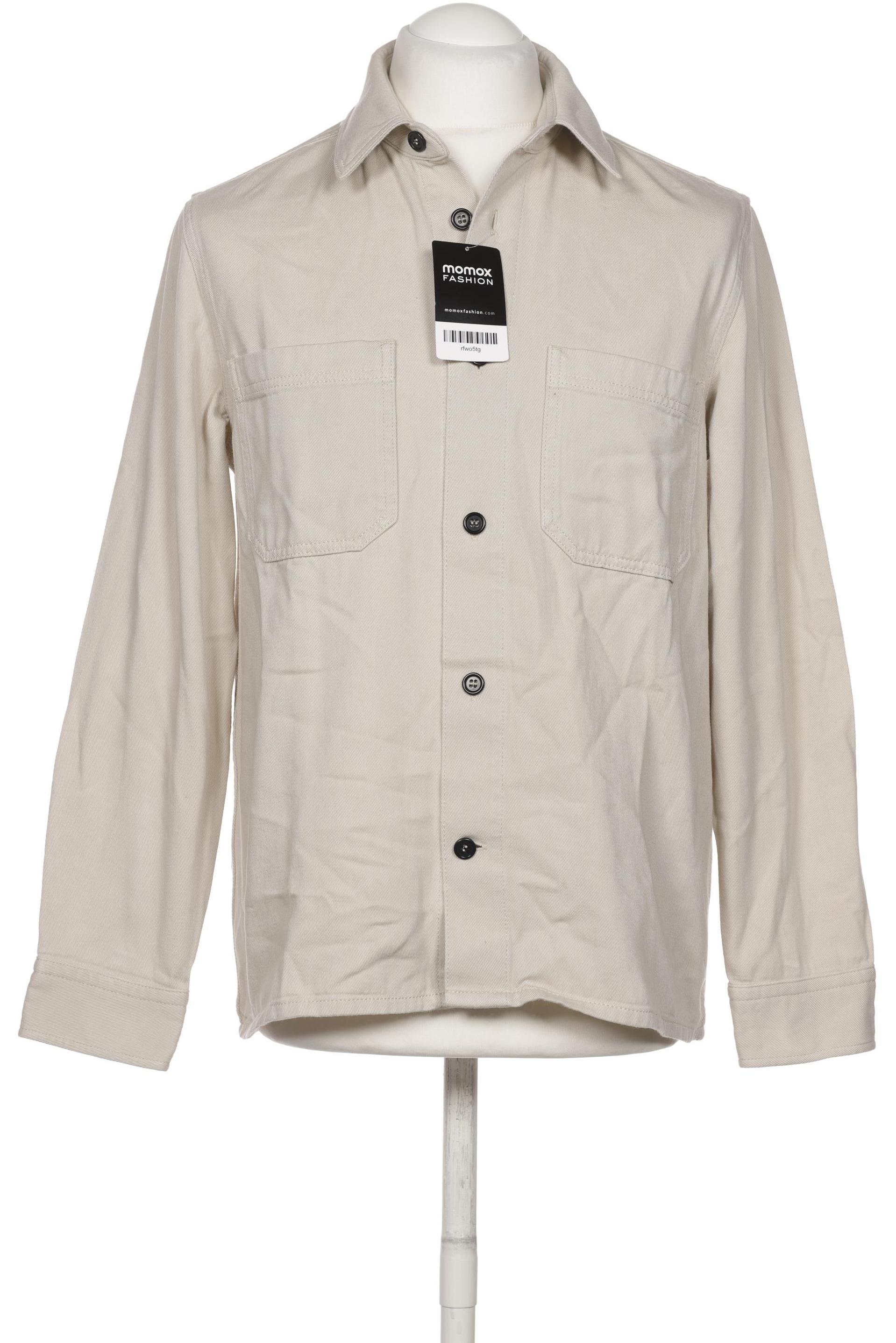 

Arket Herren Hemd, beige, Gr. 48