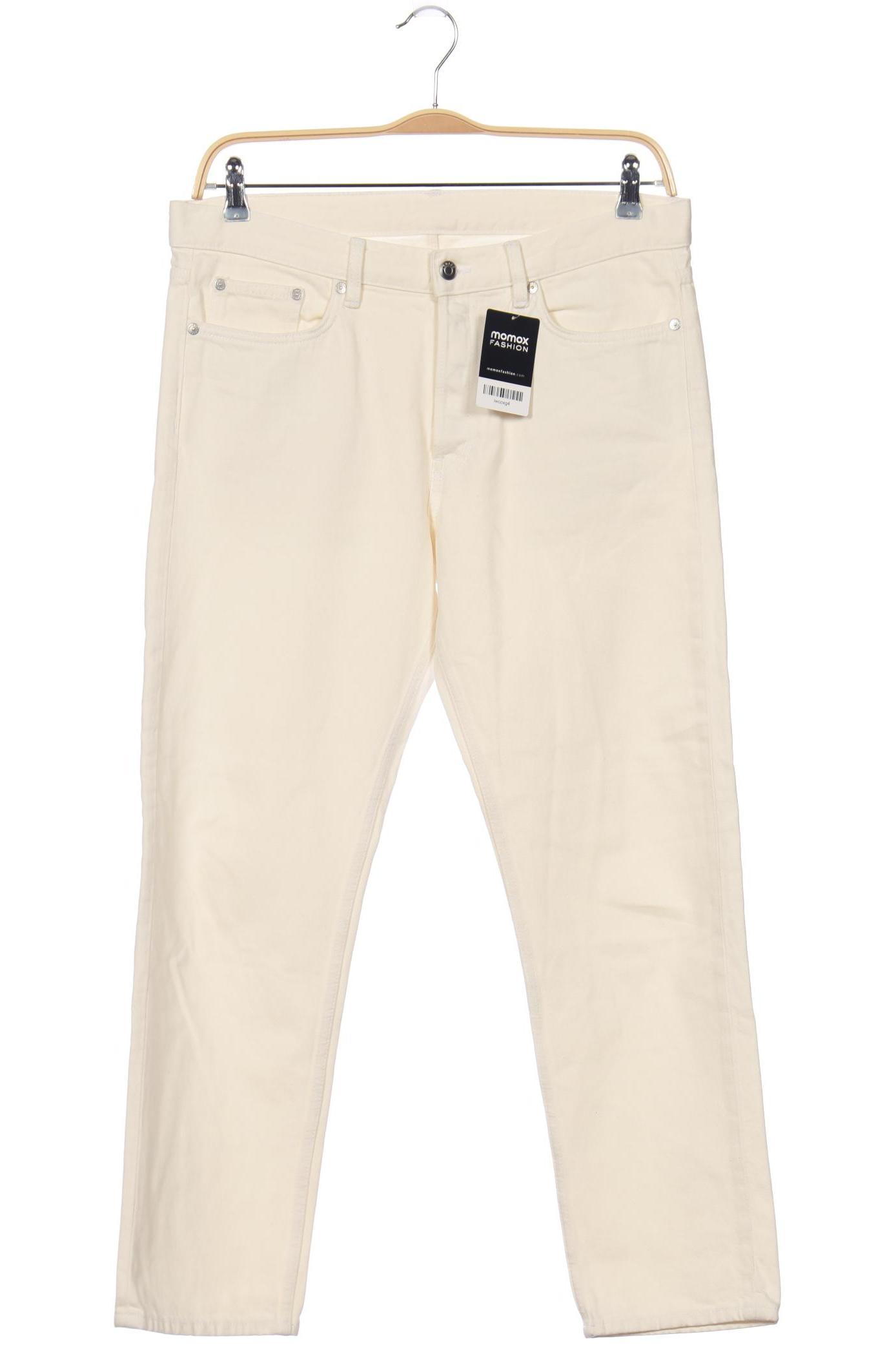 

Arket Herren Jeans, cremeweiß, Gr. 50