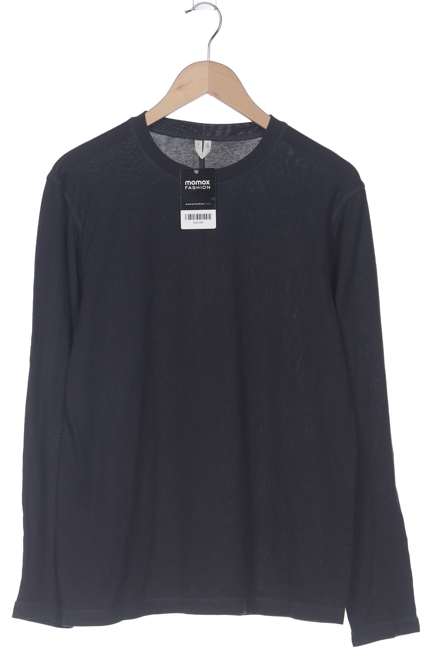 

Arket Herren Langarmshirt, schwarz, Gr. 48