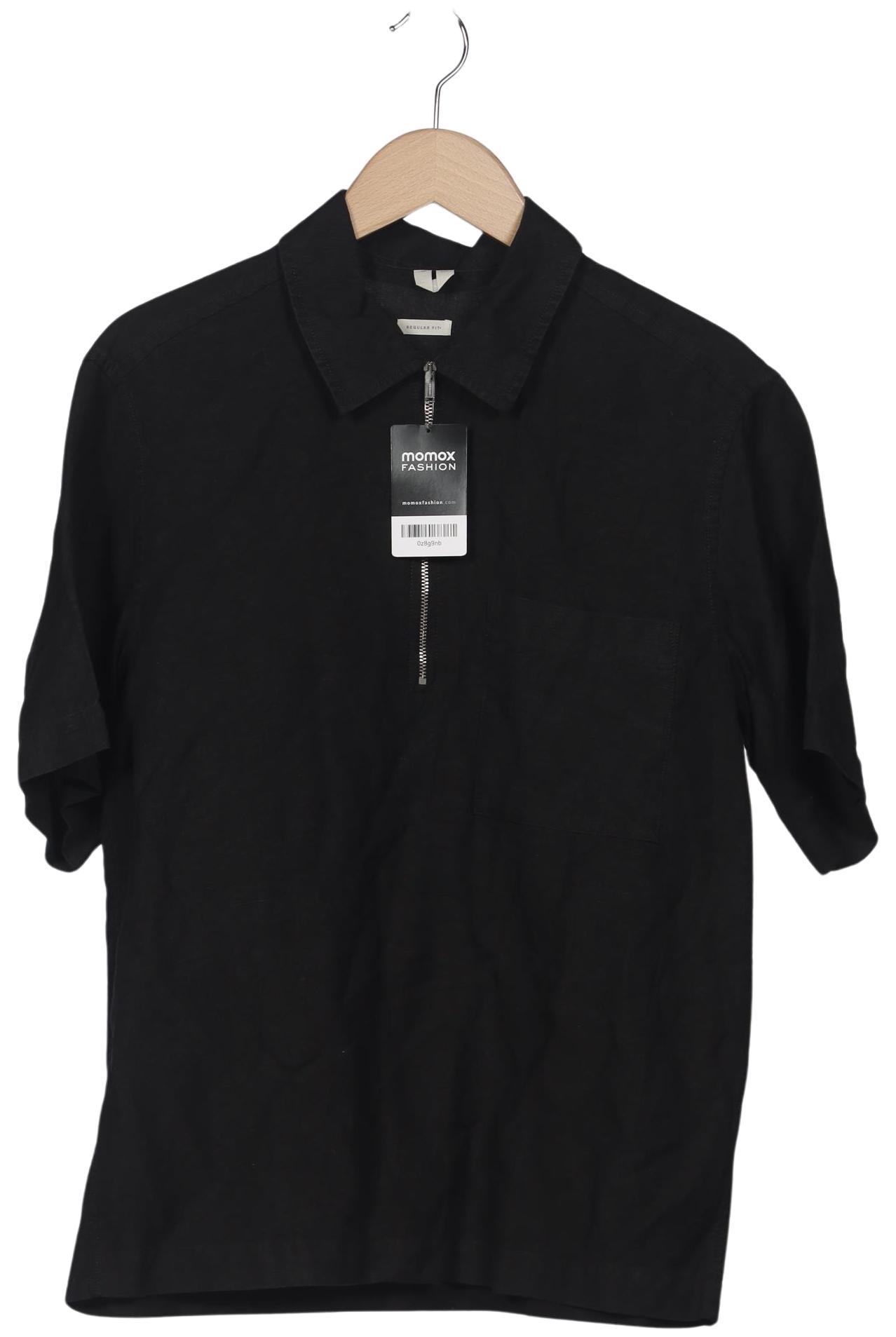 

Arket Herren Poloshirt, schwarz, Gr. 46