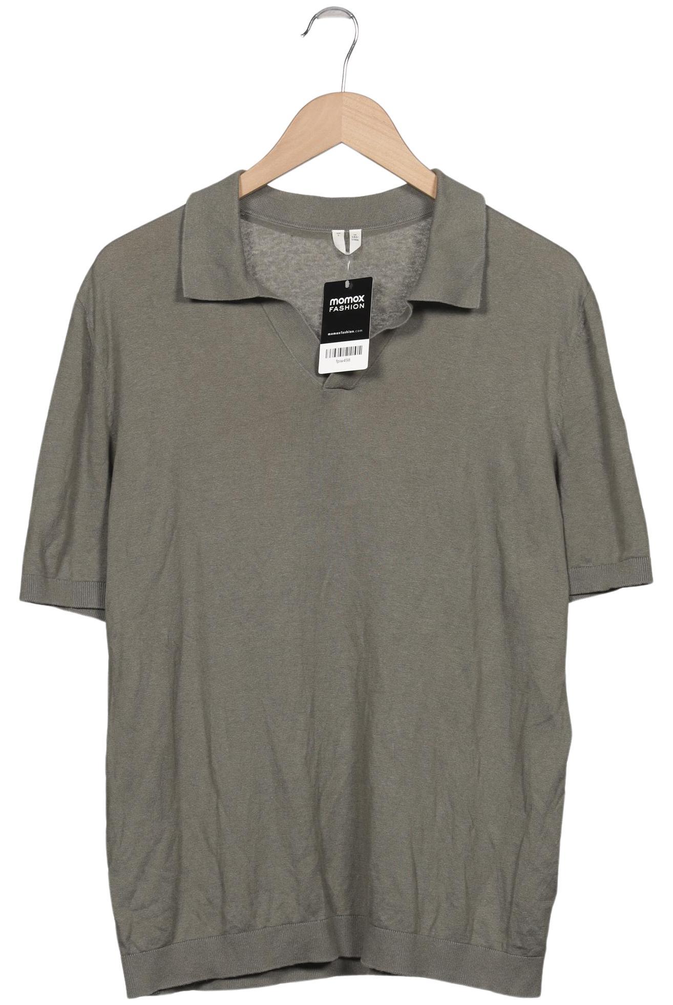 

Arket Herren Poloshirt, grün, Gr. 52